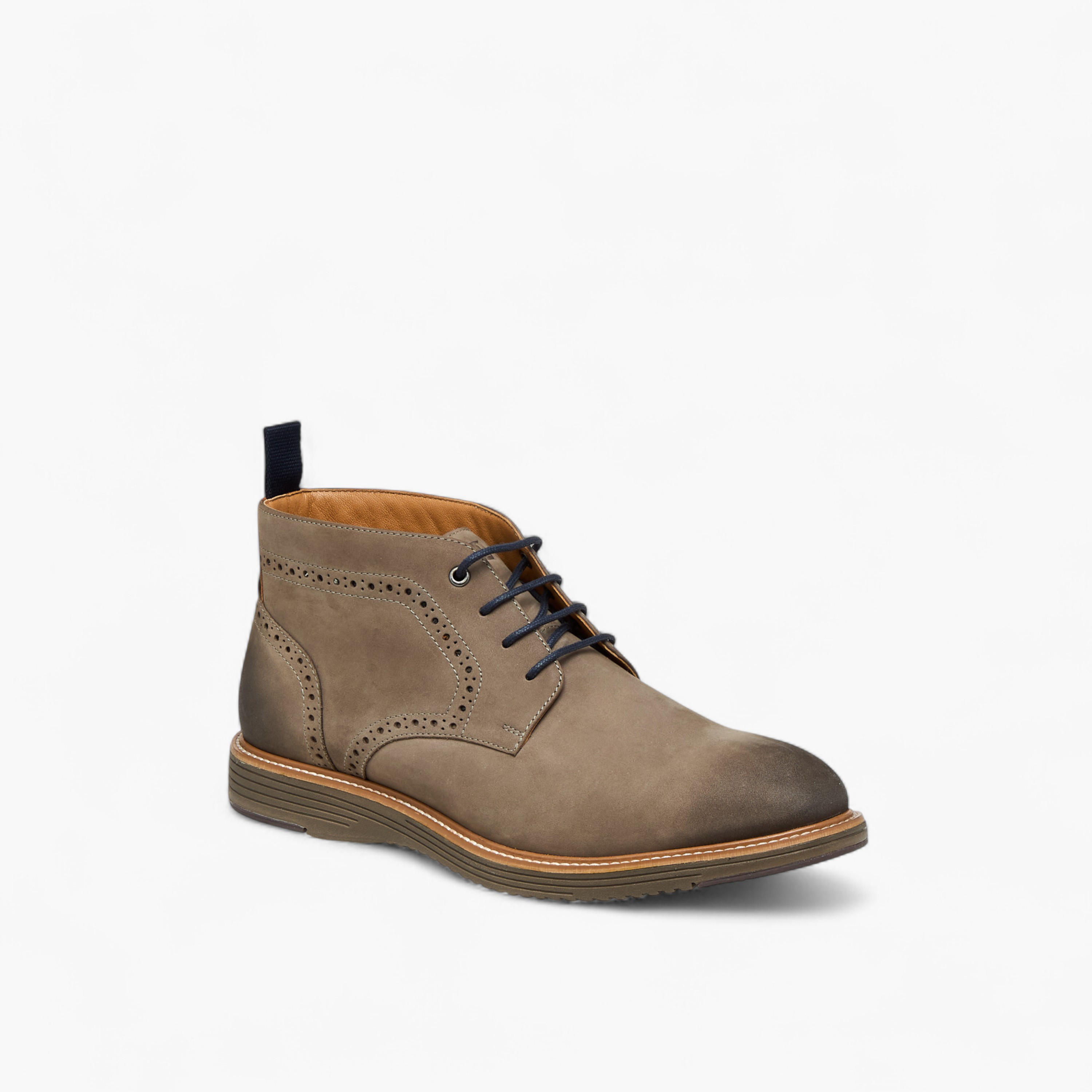 أبوت جلد سادة برباط للرجال من دوتشيني-men-shoes-boots-image-2