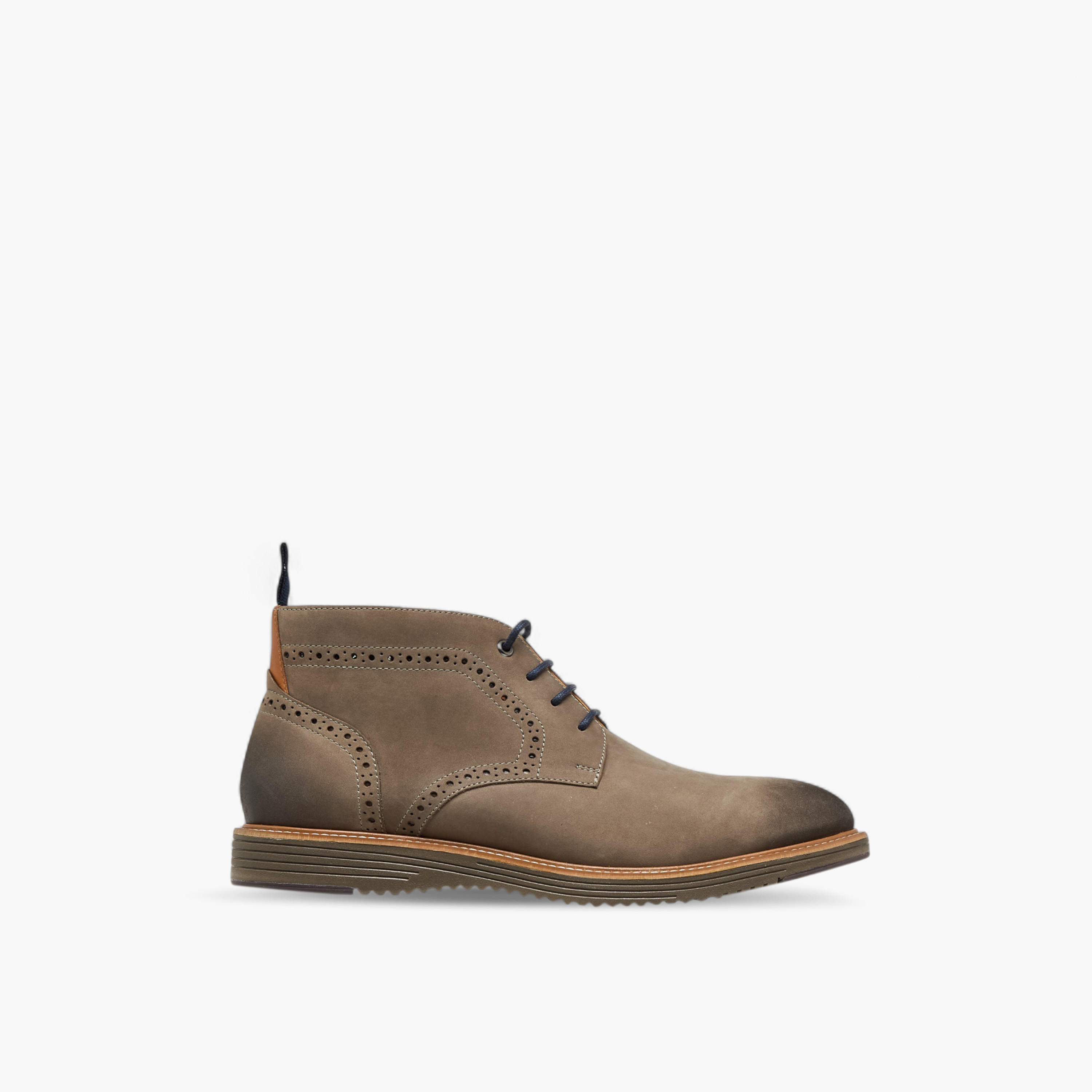 أبوت جلد سادة برباط للرجال من دوتشيني-men-shoes-boots-image-3
