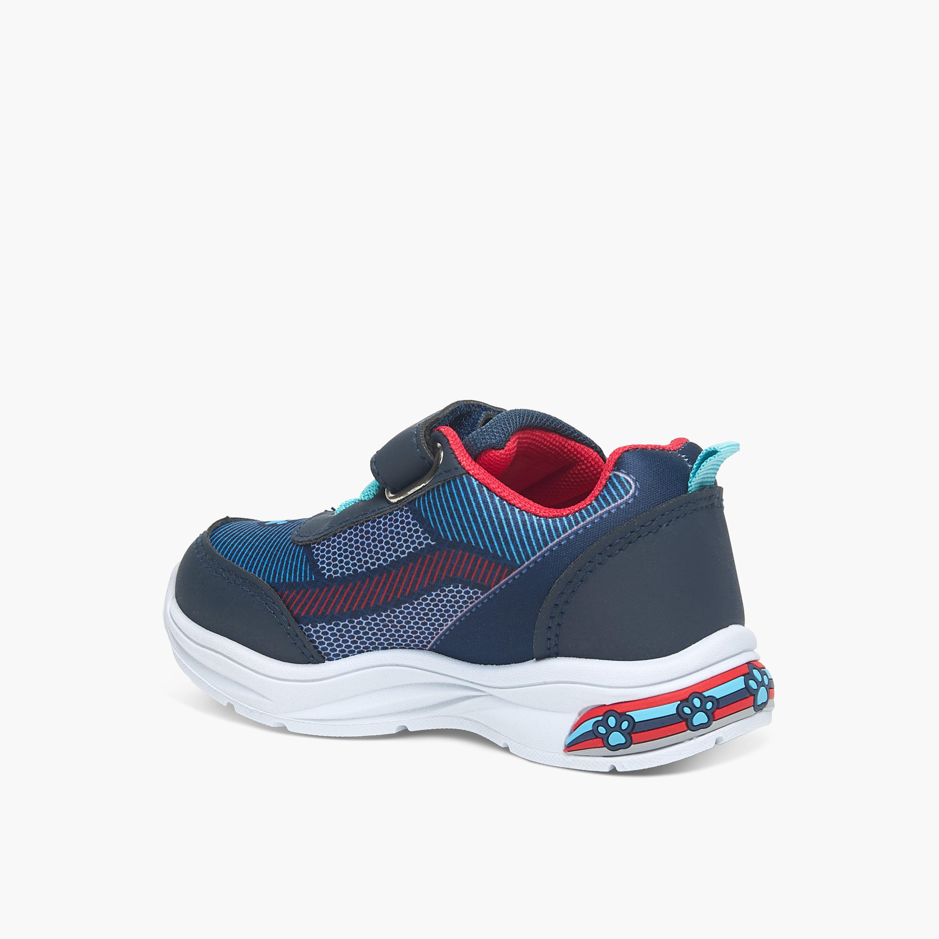 Paw Patrol Print Sneakers with Hook and Loop Closure-boys-shoes-sneakers-image-3