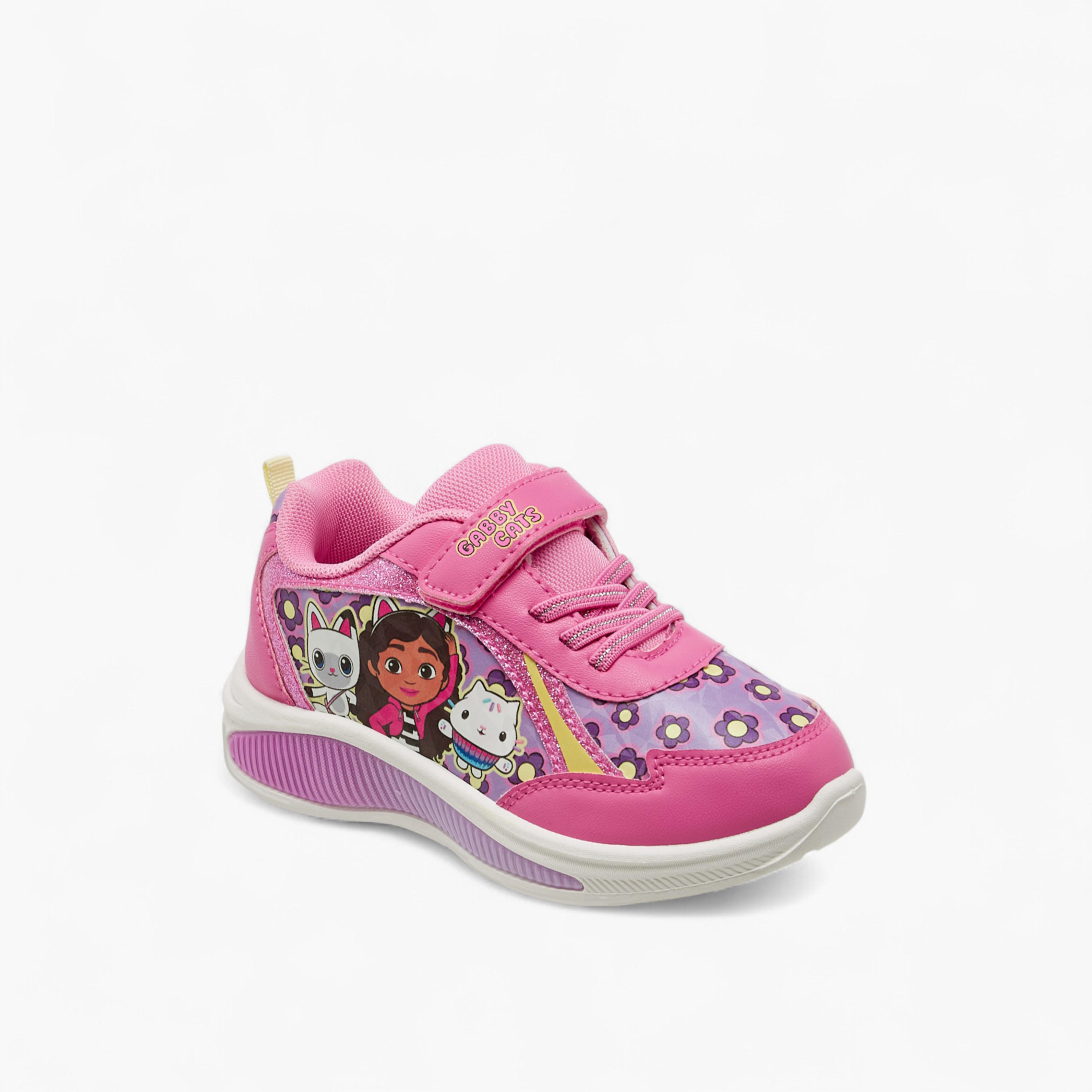 Paw Patrol Printed Light-Up Sneakers with Hook and Loop Closure-girls-shoes-sneakers-image-2