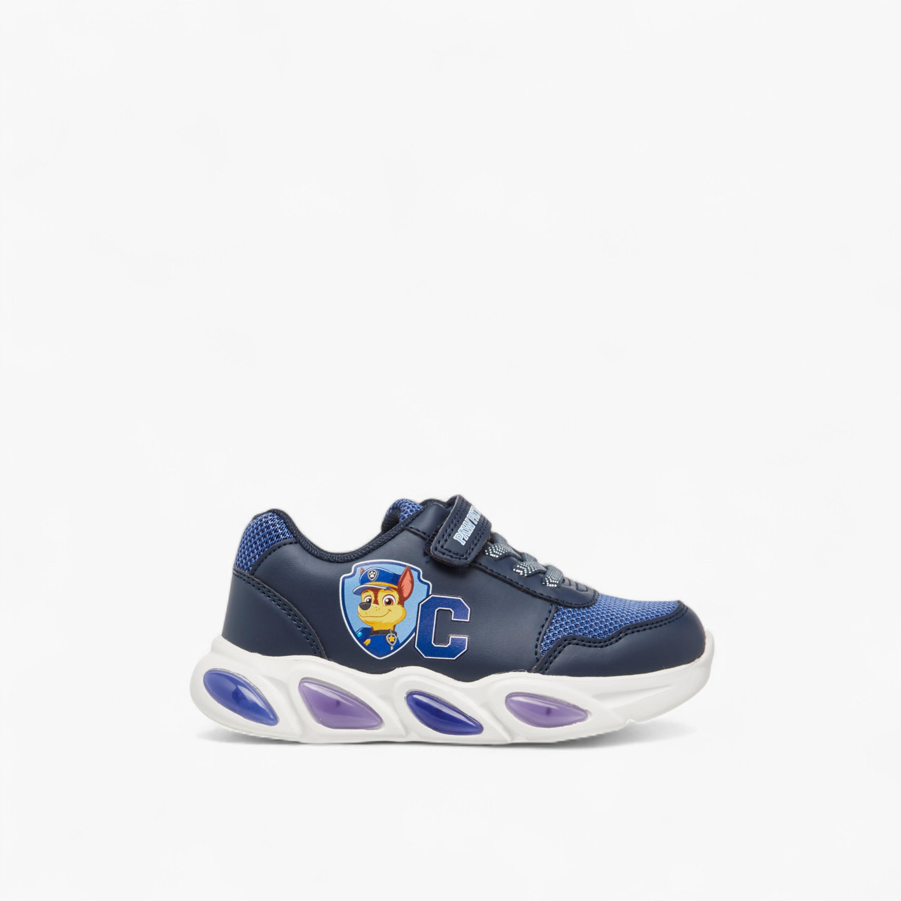 Paw Patrol Printed Light-Up Sneakers with Hook and Loop Closure-boys-shoes-sneakers-image-3