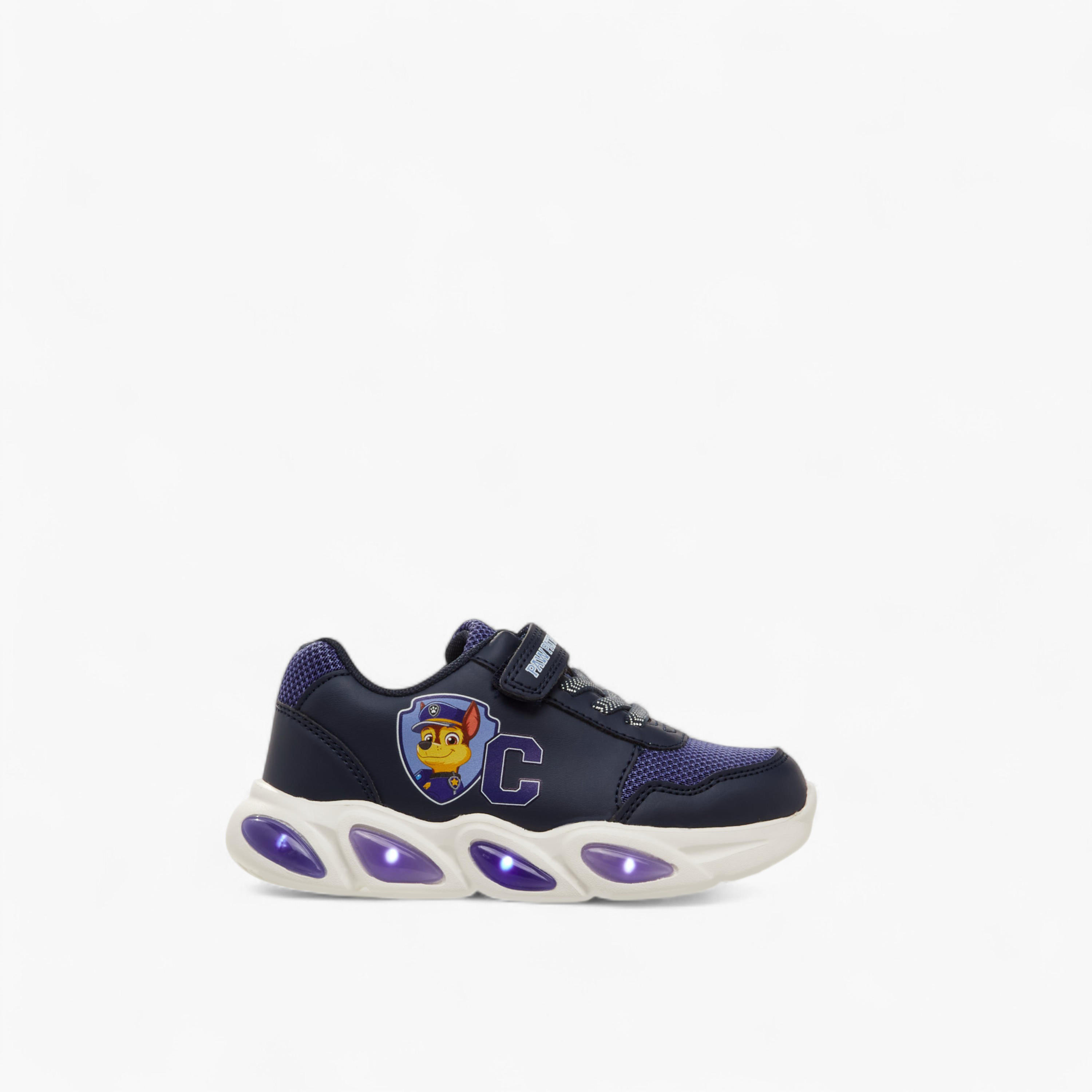 Paw Patrol Printed Light-Up Sneakers with Hook and Loop Closure-boys-shoes-sneakers-image-4