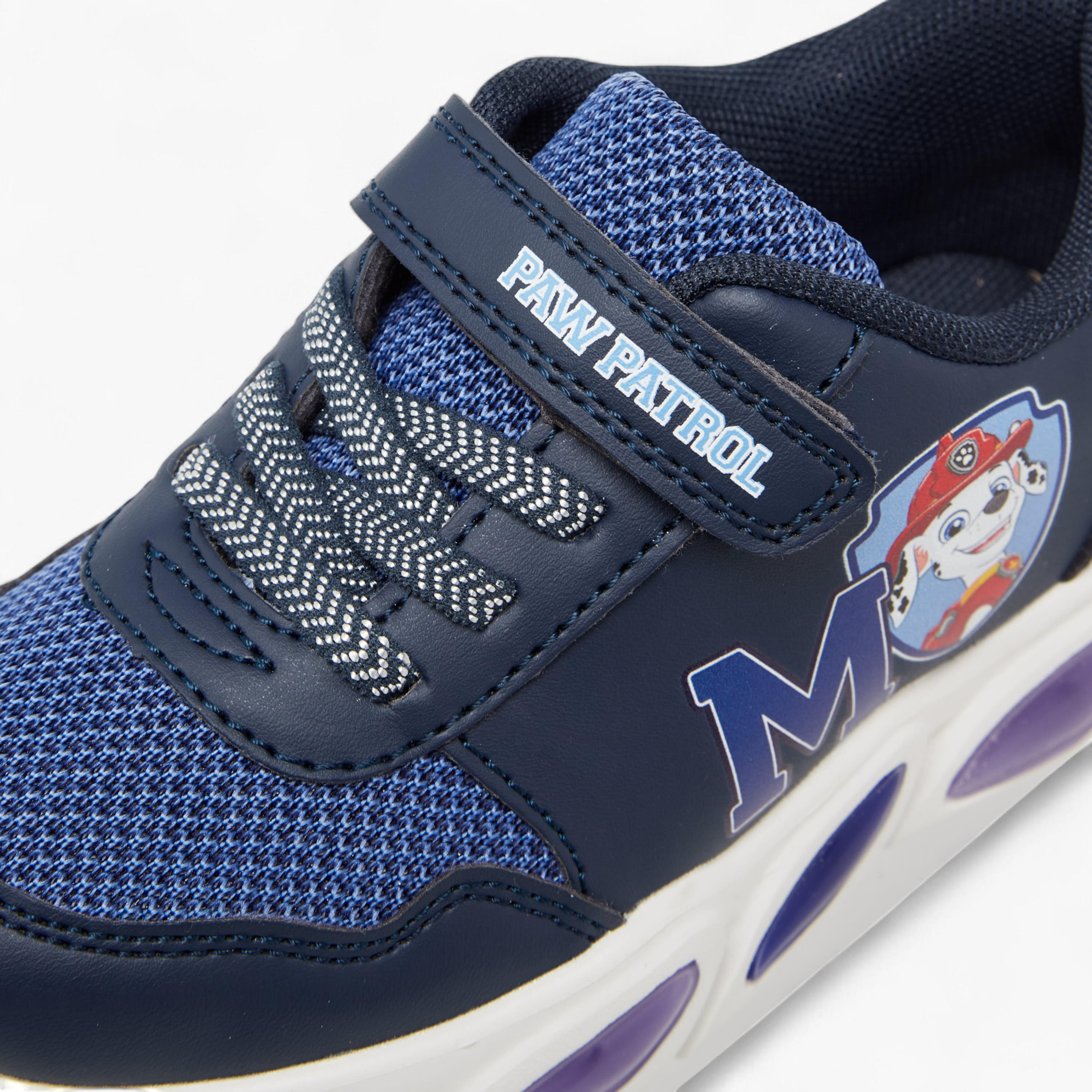 Paw Patrol Printed Light-Up Sneakers with Hook and Loop Closure-boys-shoes-sneakers-image-5