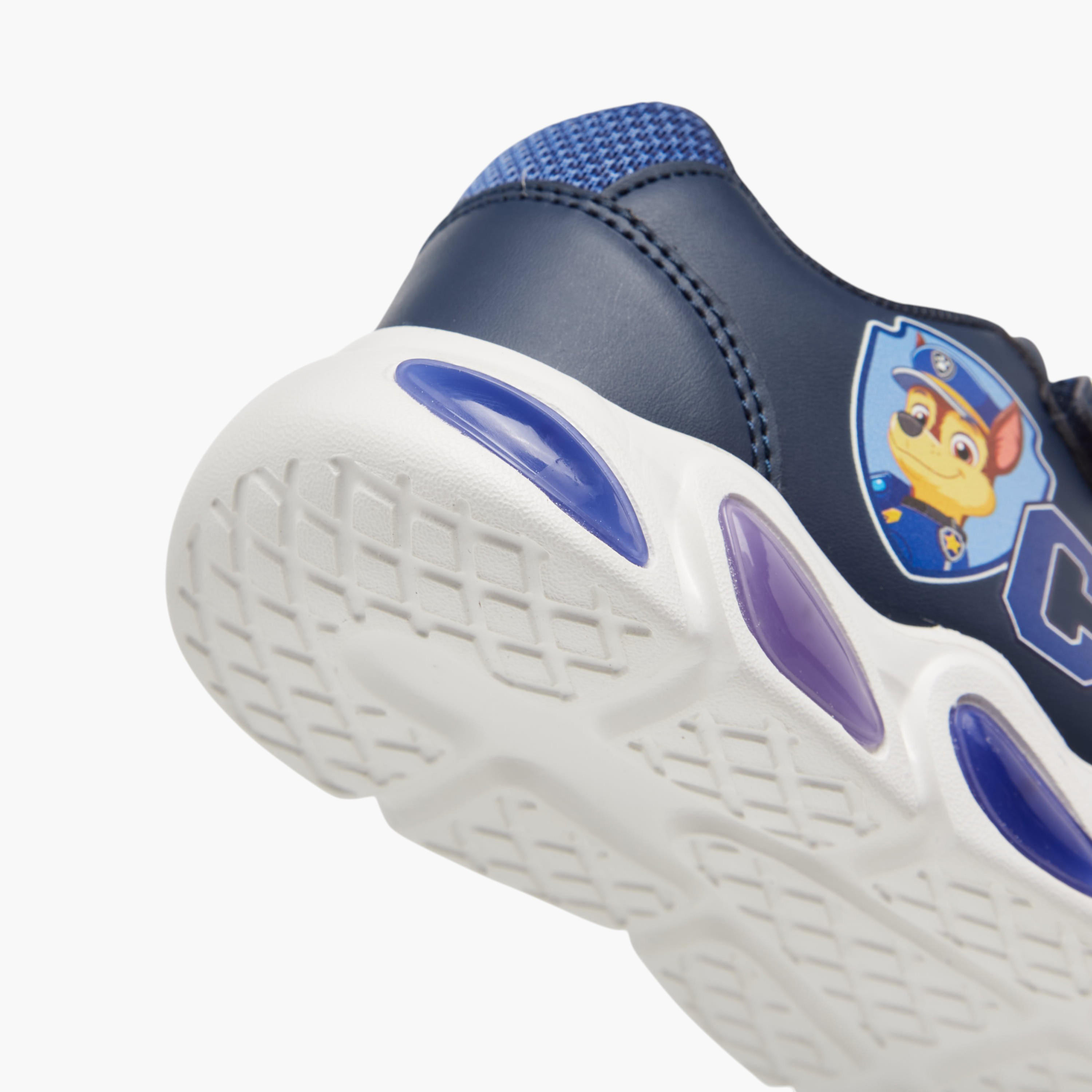 Paw Patrol Printed Light-Up Sneakers with Hook and Loop Closure-boys-shoes-sneakers-image-6