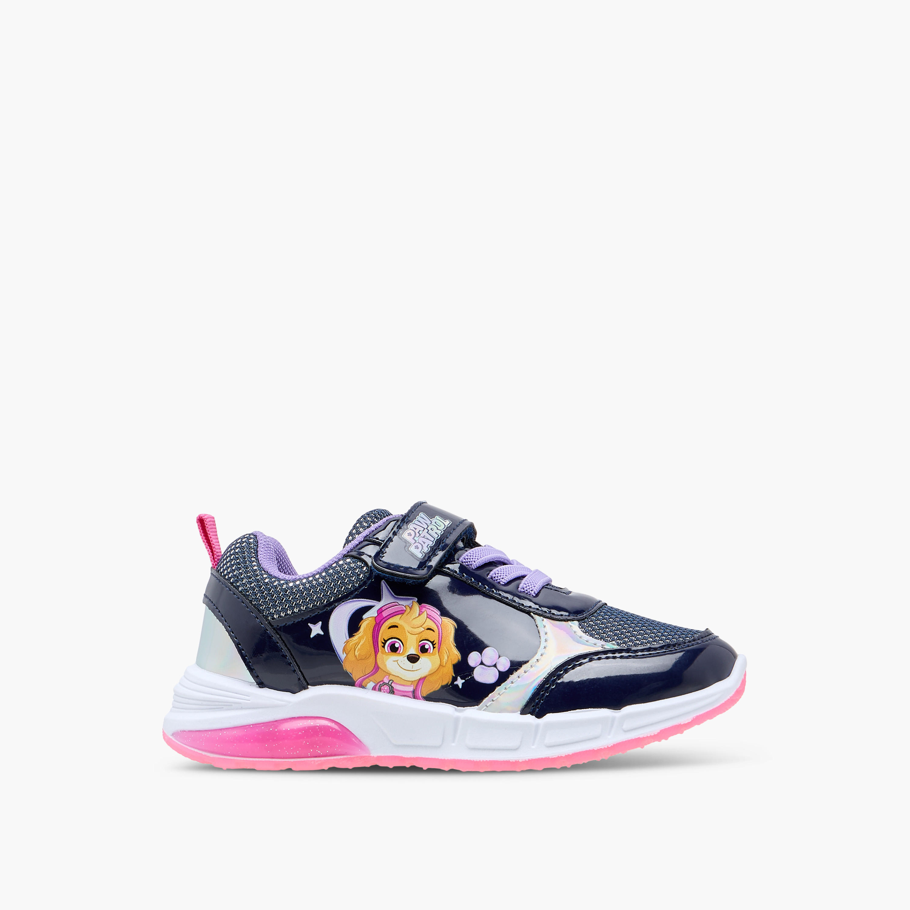 Paw Patrol Skye Print Light-Up Sneakers with Hook and Loop Closure-girls-shoes-sneakers-image-2
