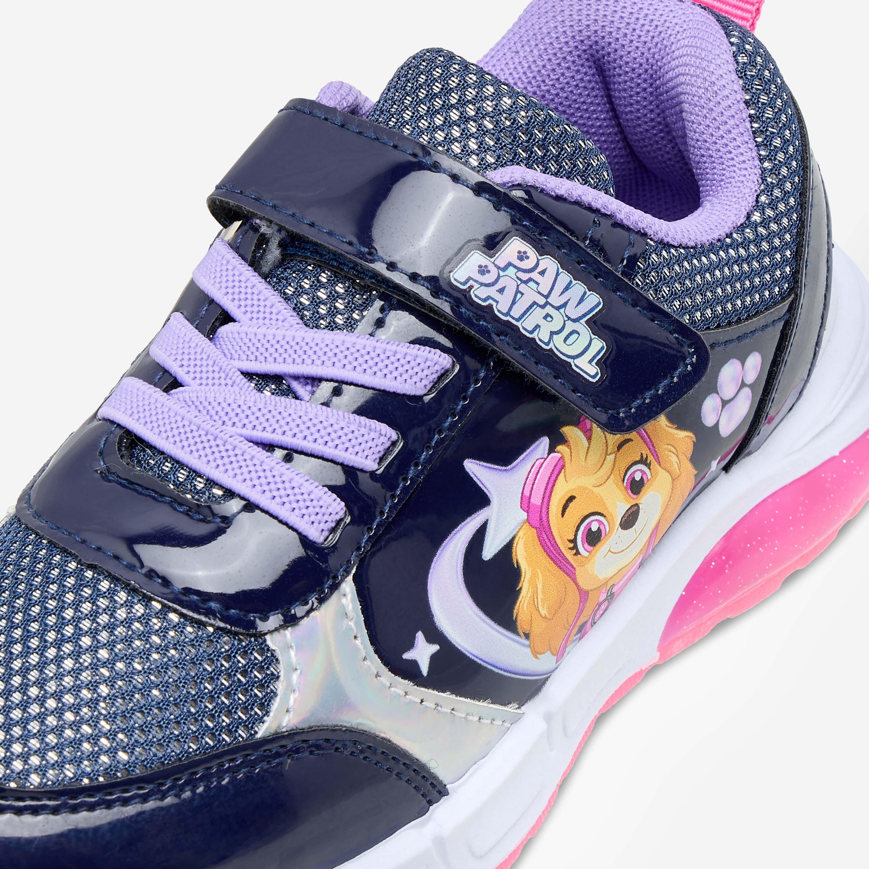 Paw Patrol Skye Print Light-Up Sneakers with Hook and Loop Closure-girls-shoes-sneakers-image-5