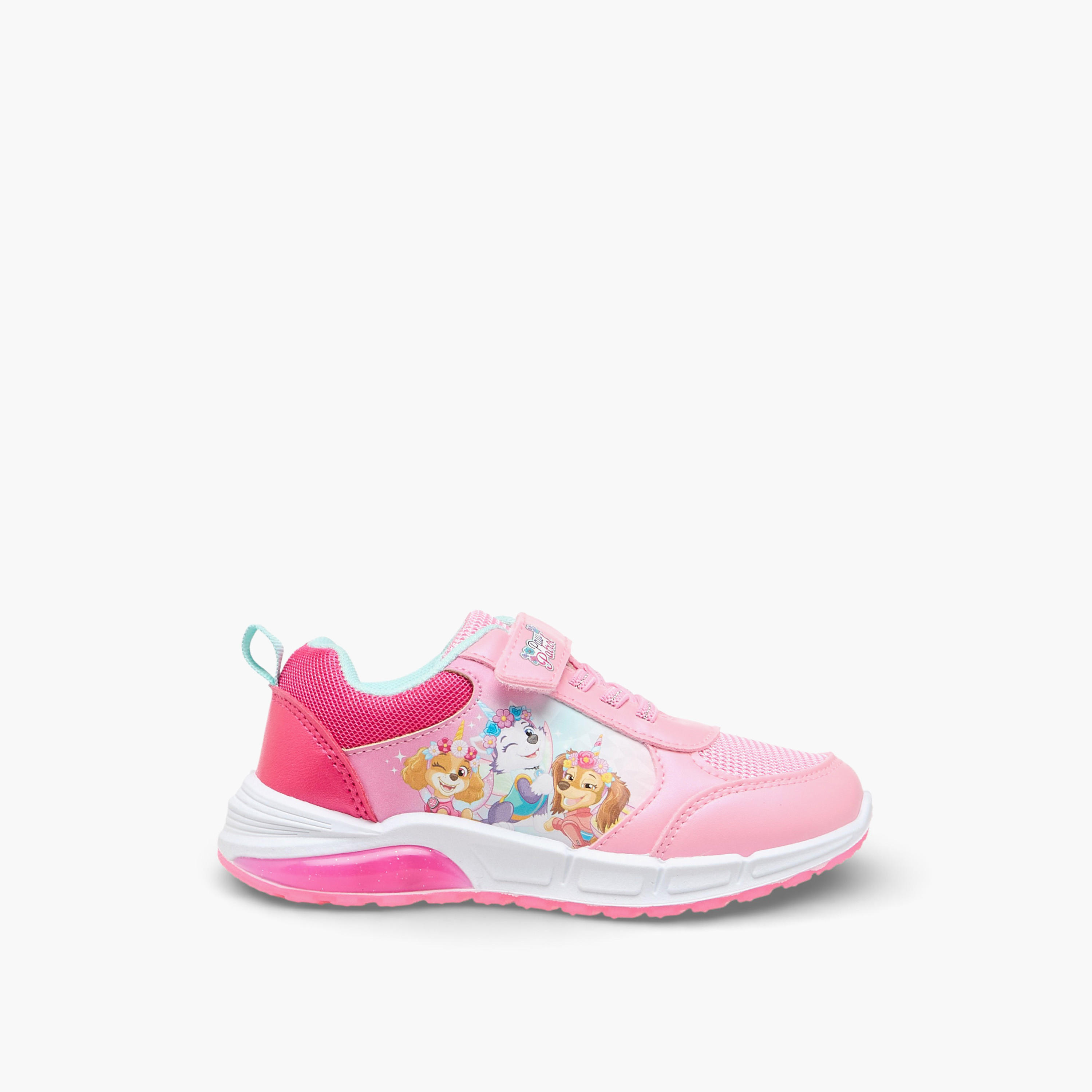 Paw Patrol Girls Hook & Loop Light-Up Sneakers-girls-shoes-sneakers-image-3