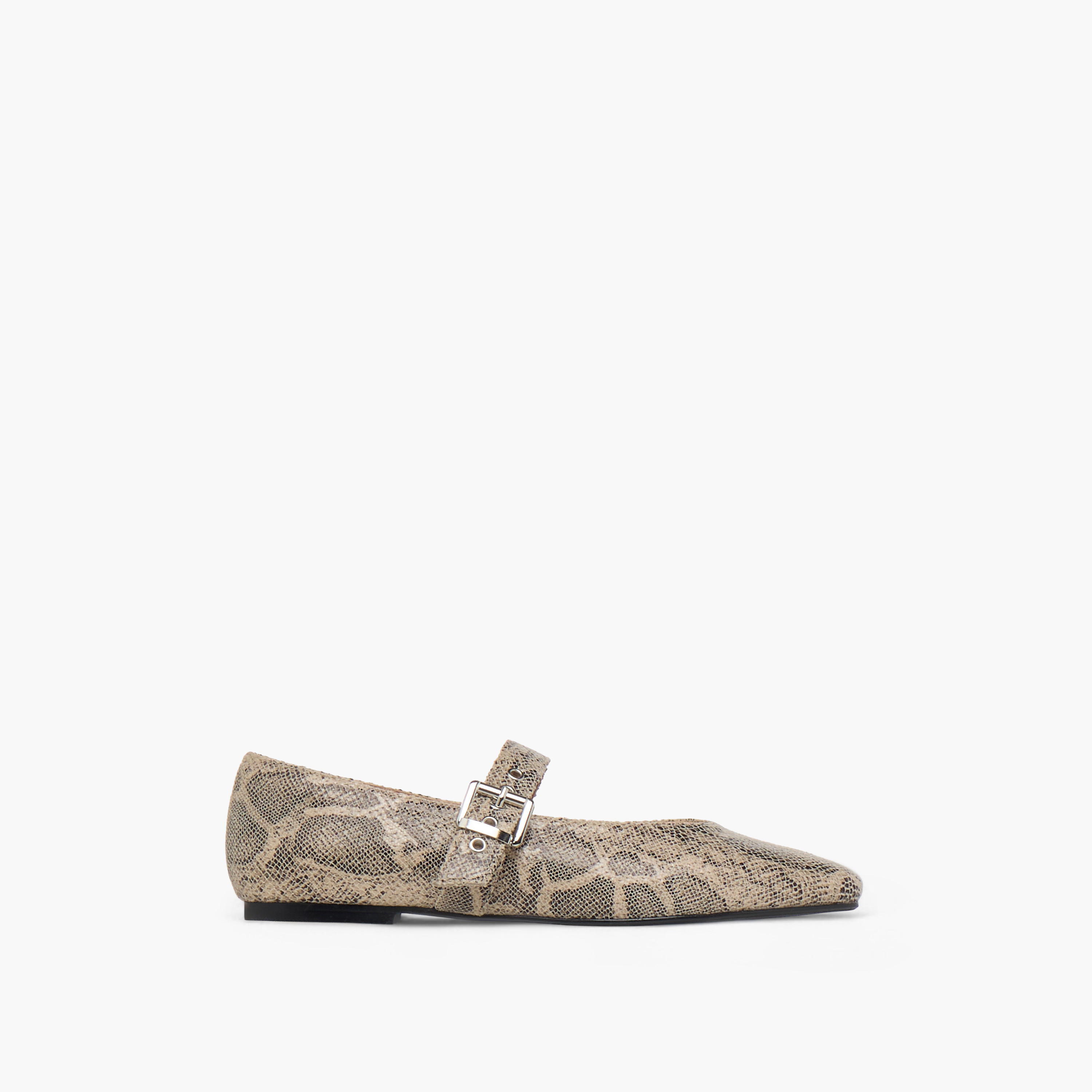 Celeste Women's Animal Print Ballerina Shoes with Buckle Closure-women-shoes-ballerinas-image-3