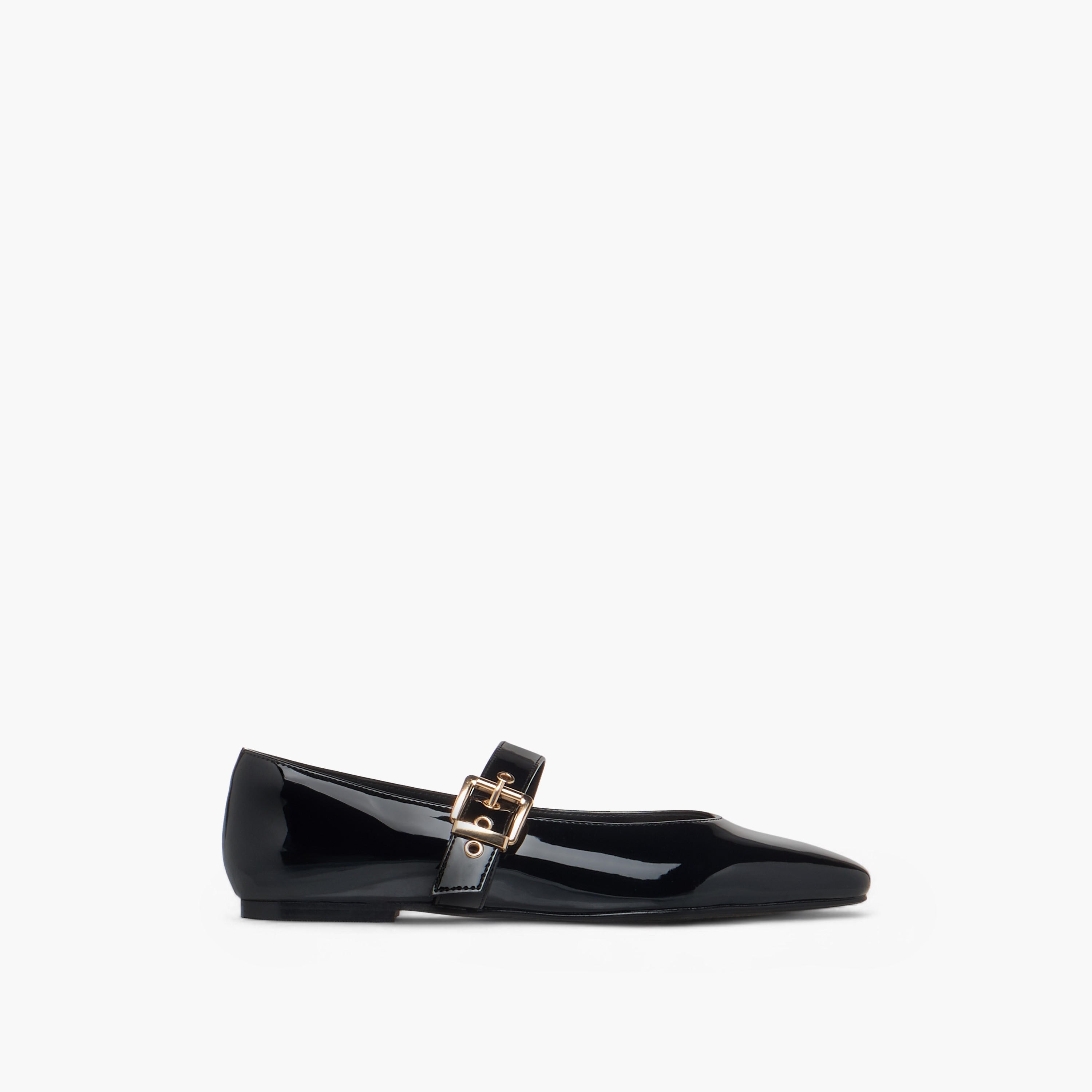 Celeste Women's Solid Ballerina Shoes with Buckle Closure-women-shoes-ballerinas-image-3