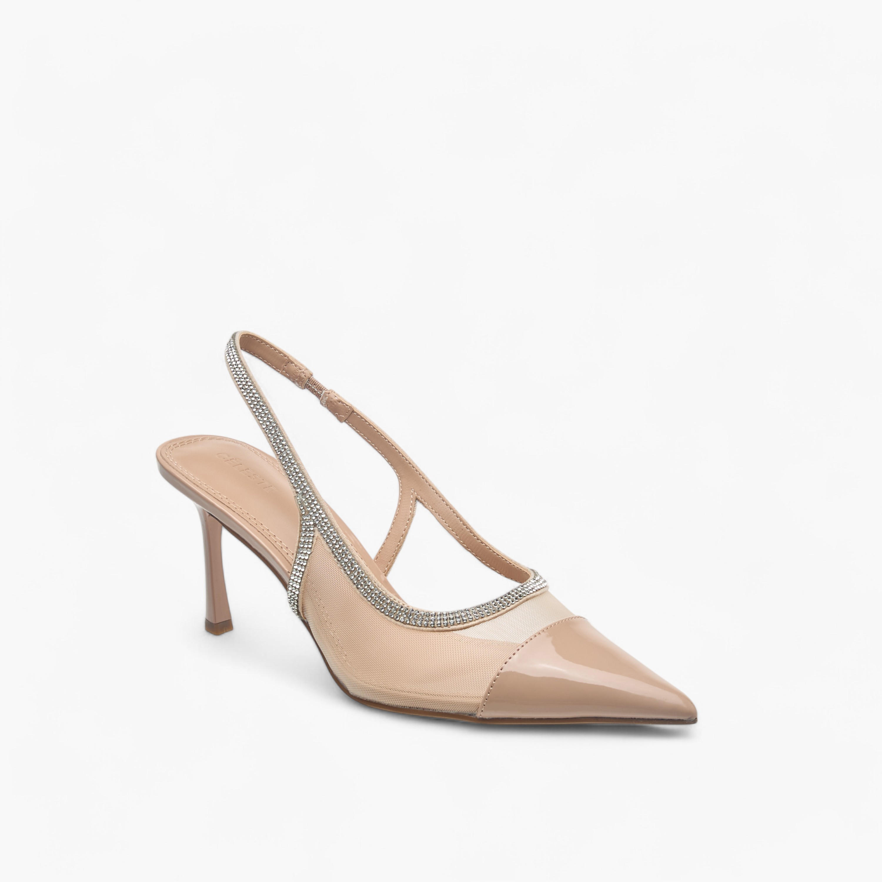 Celeste Women's Embellished Slingback Shoes with Stiletto Heels-women-shoes-heels-image-3