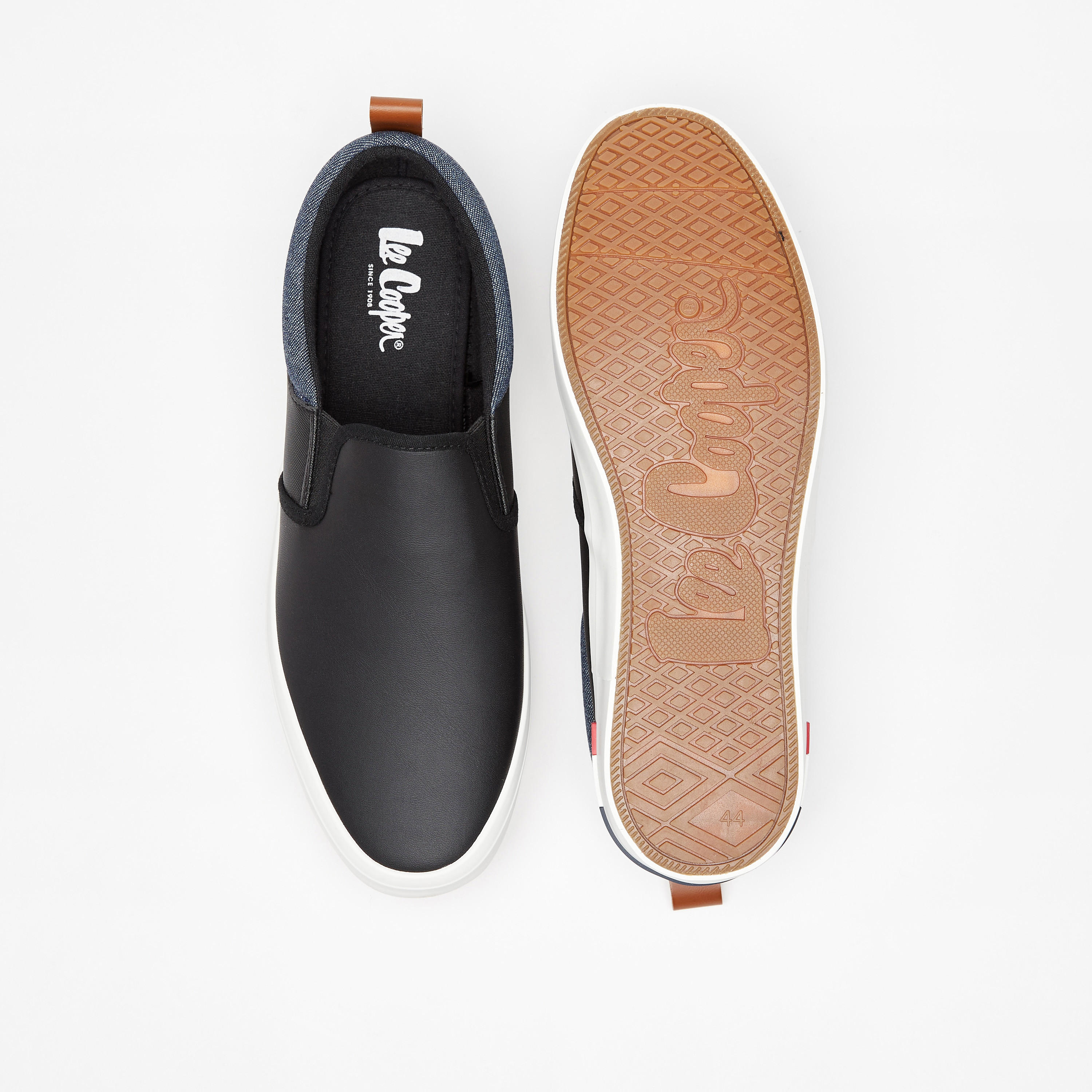 Lee Cooper Men's Panelled Slip-On Loafers-men-shoes-loafersandmoccasins-image-1