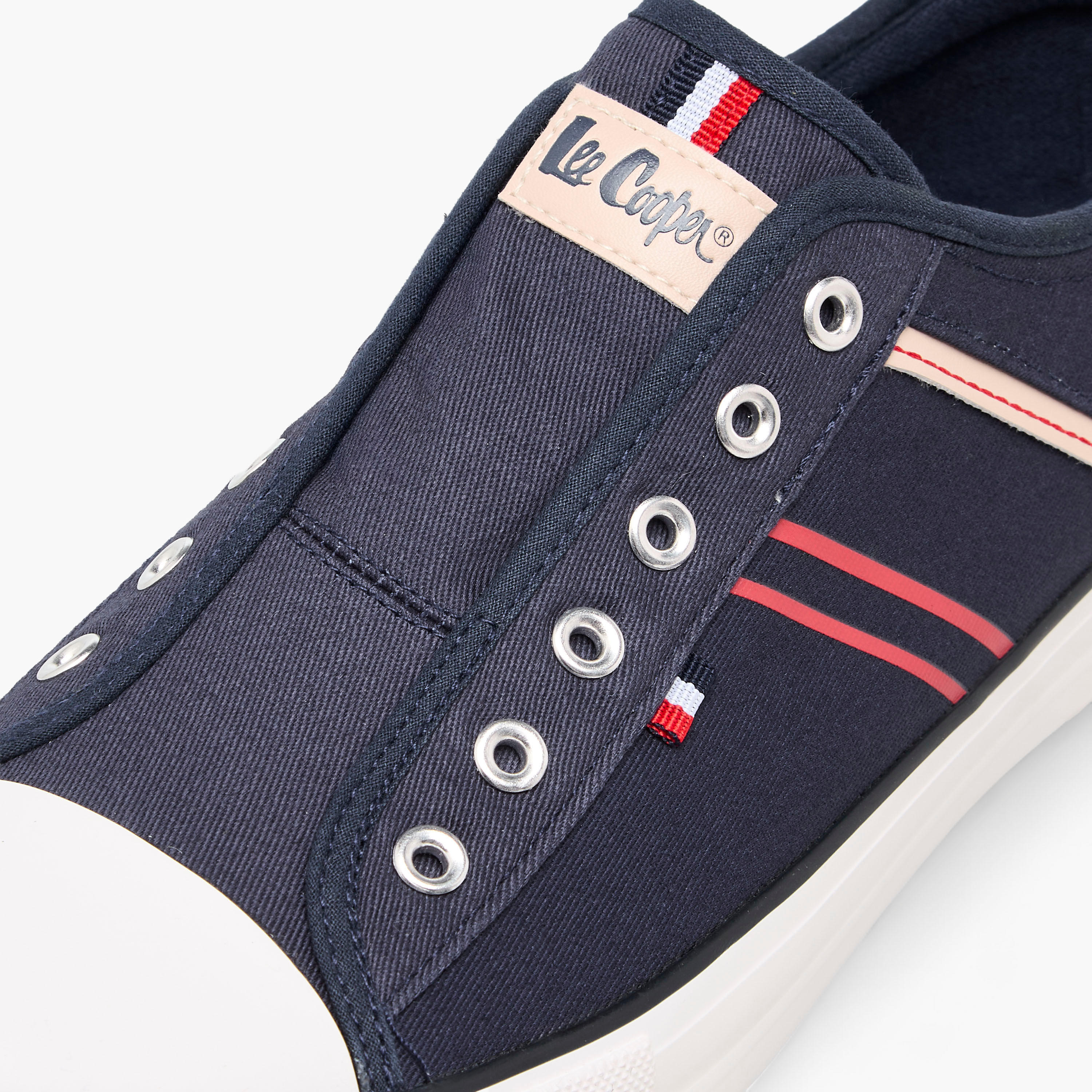 Lee Cooper Men's Striped Slip-On Canvas Shoes-men-shoes-sneakers-image-4