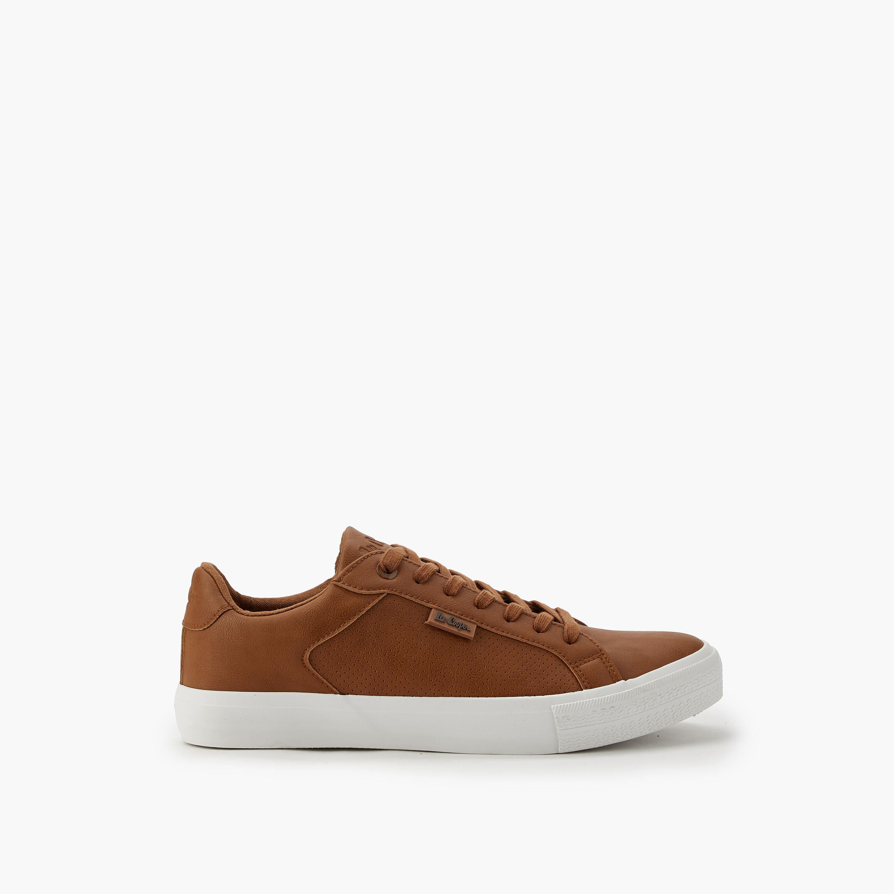 حذاء سنيكرز بطول الكاحل ورباط إغلاق للرجال من لي كوبر-men-shoes-sneakers-image-2