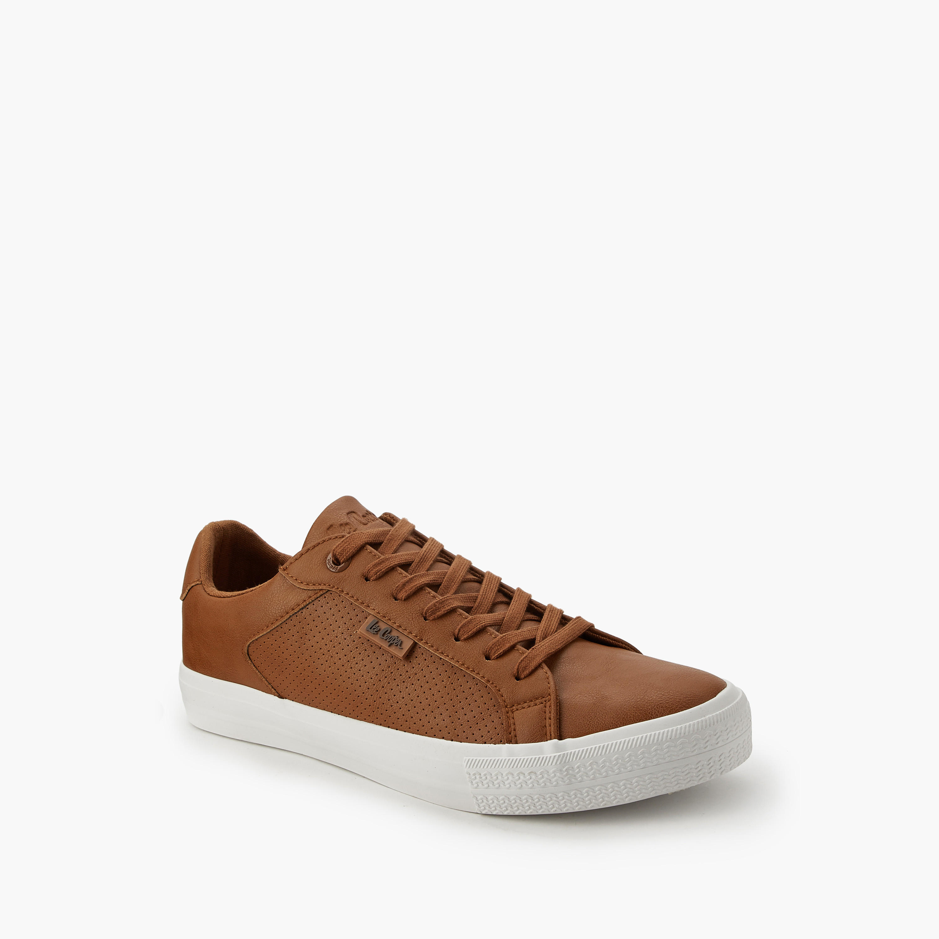 حذاء سنيكرز بطول الكاحل ورباط إغلاق للرجال من لي كوبر-men-shoes-sneakers-image-3