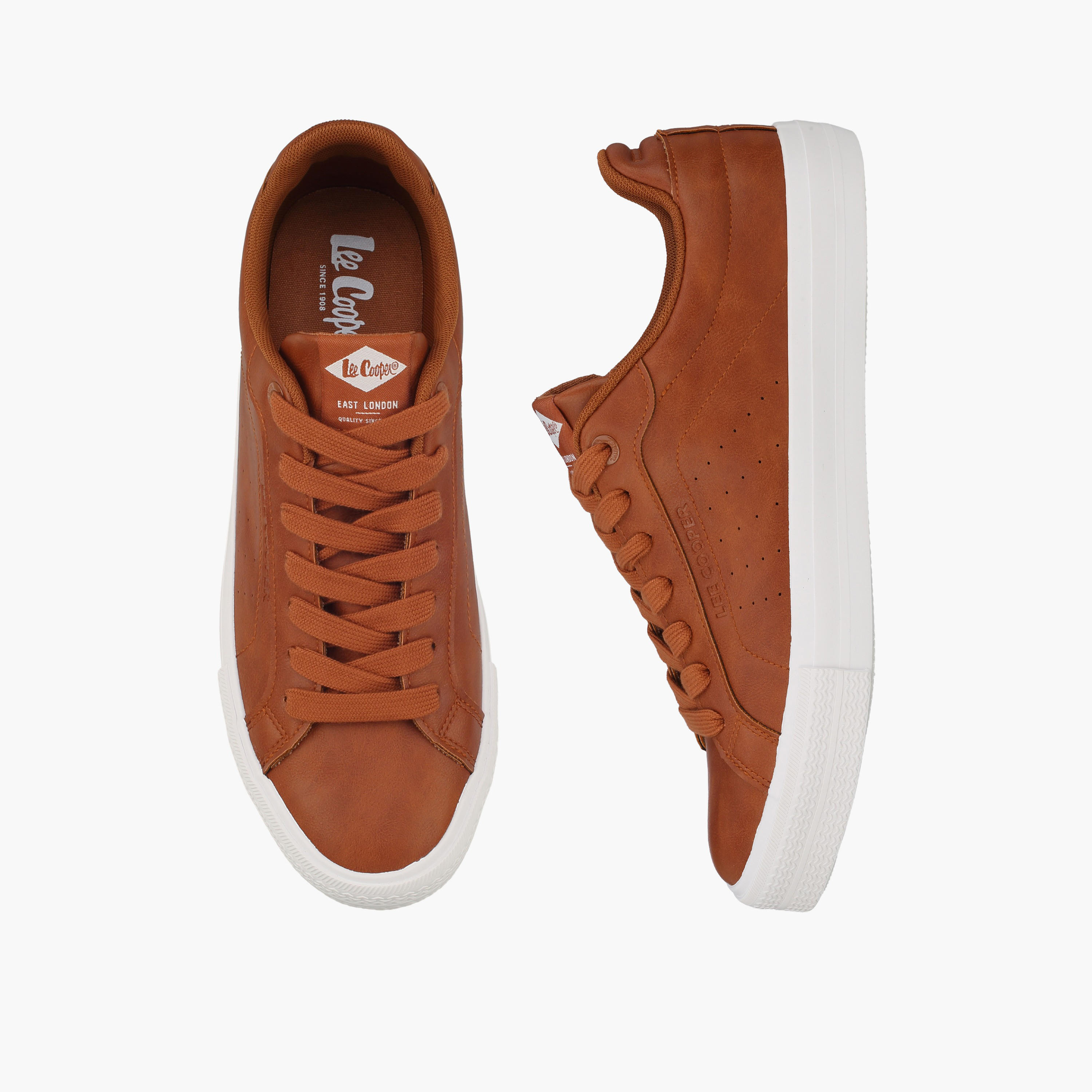 حذاء سنيكرز بطول الكاحل ورباط إغلاق للرجال من لي كوبر-men-shoes-sneakers-image-1