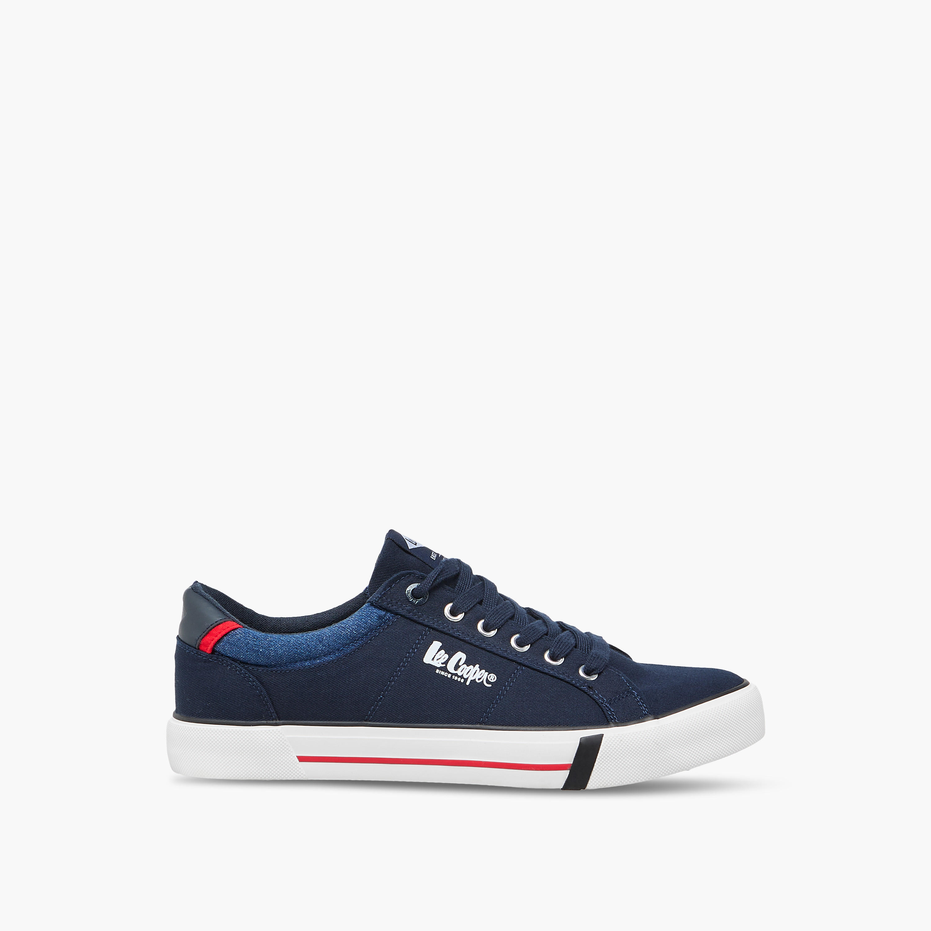 Lee Cooper Men's Logo Detail Lace-Up Sneakers-men-shoes-sneakers-image-3