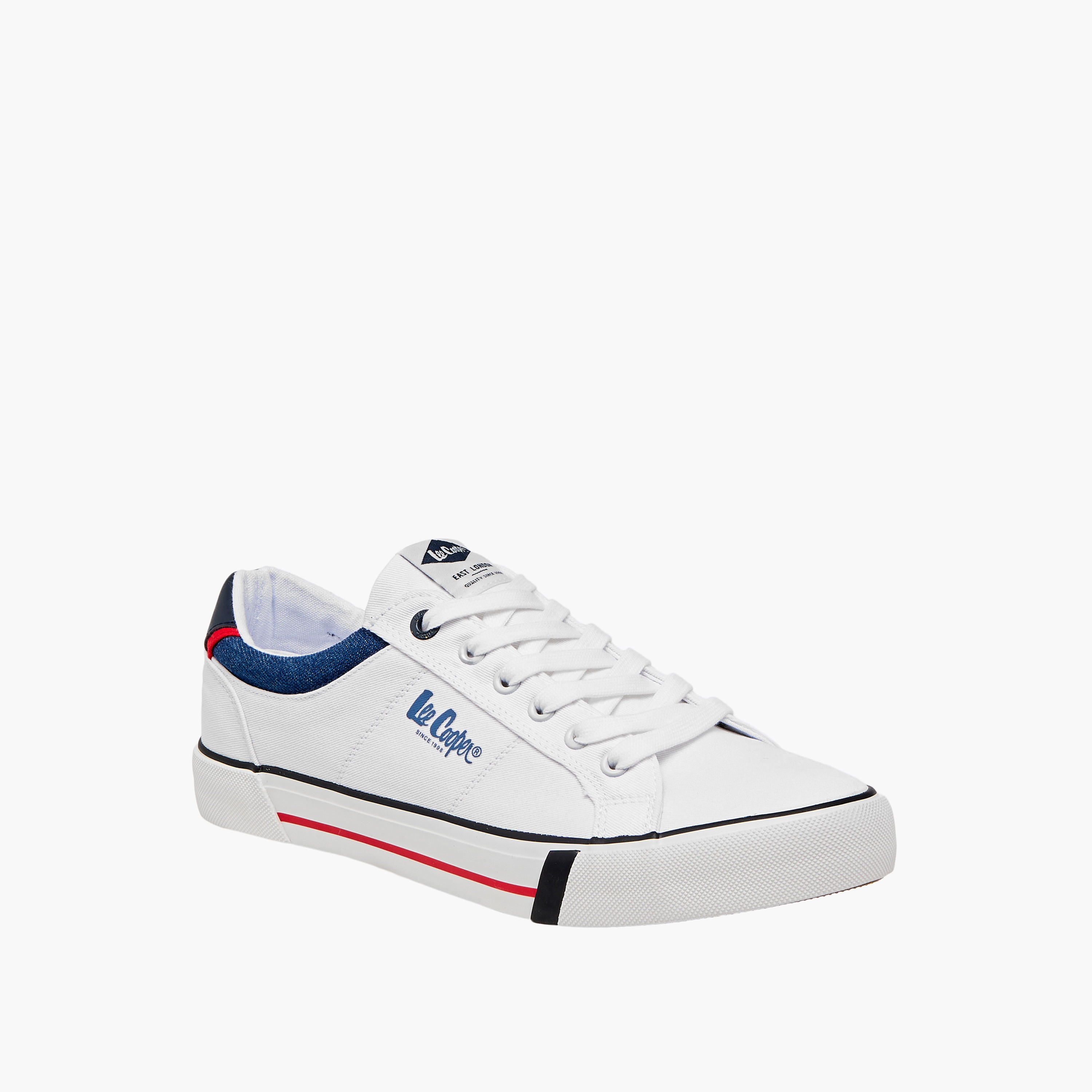 Lee Cooper Men's Logo Detail Lace-Up Sneakers-men-shoes-sneakers-image-2