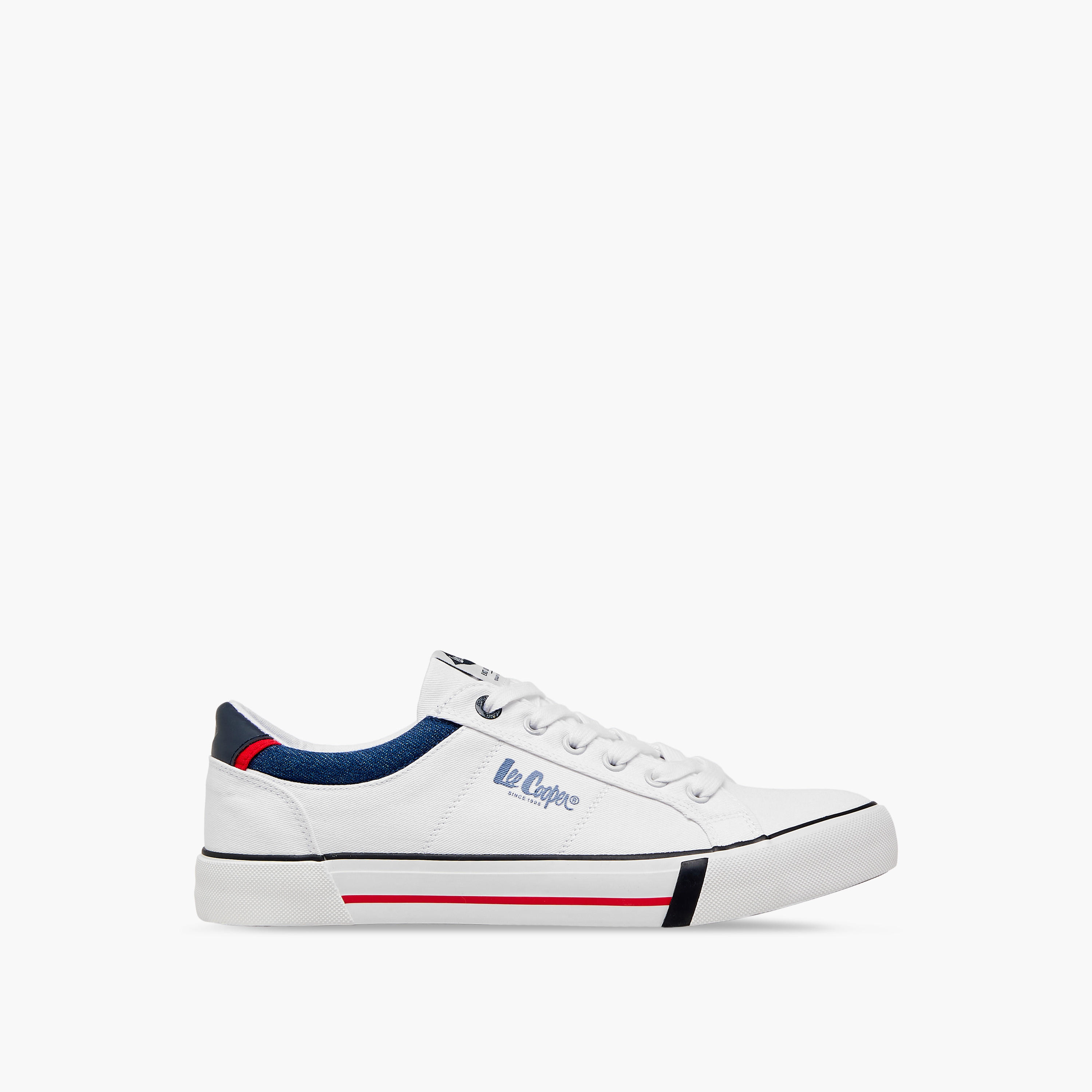 Lee Cooper Men's Logo Detail Lace-Up Sneakers-men-shoes-sneakers-image-3