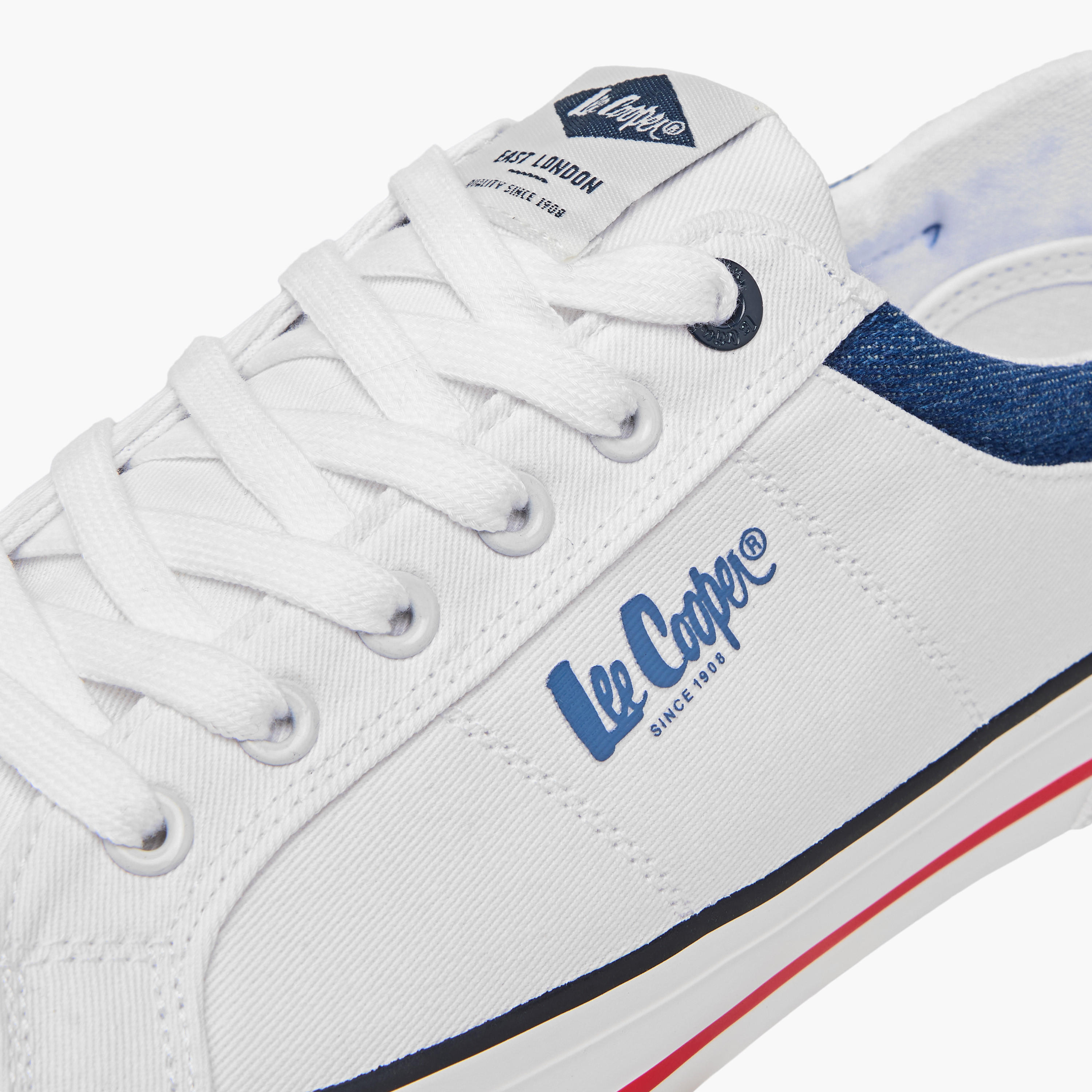 Lee Cooper Men's Logo Detail Lace-Up Sneakers-men-shoes-sneakers-image-4