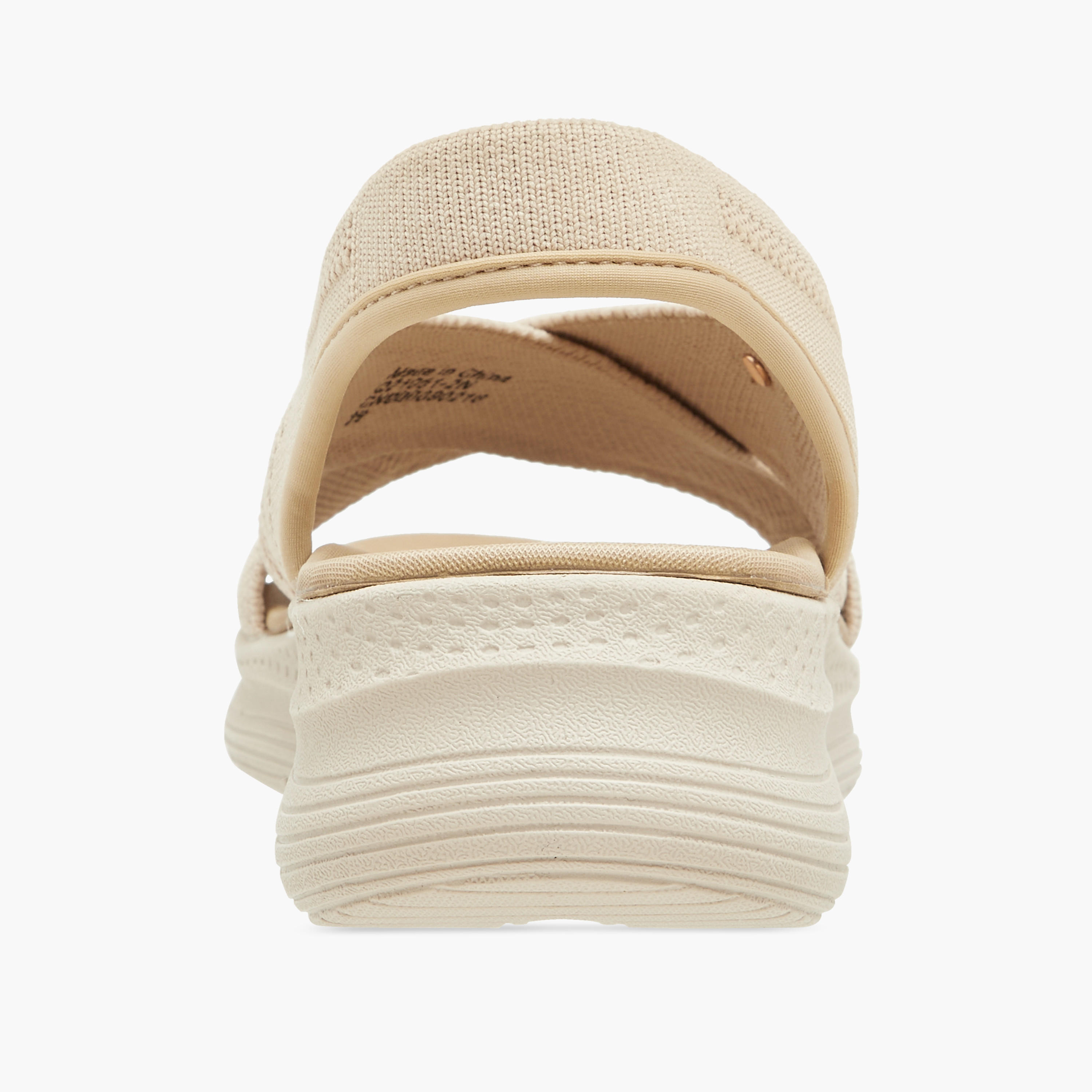 Le Confort Flyknit Textured Cross Strap Comfort Sandals with Backstrap-women-shoes-flats-sandals-image-5