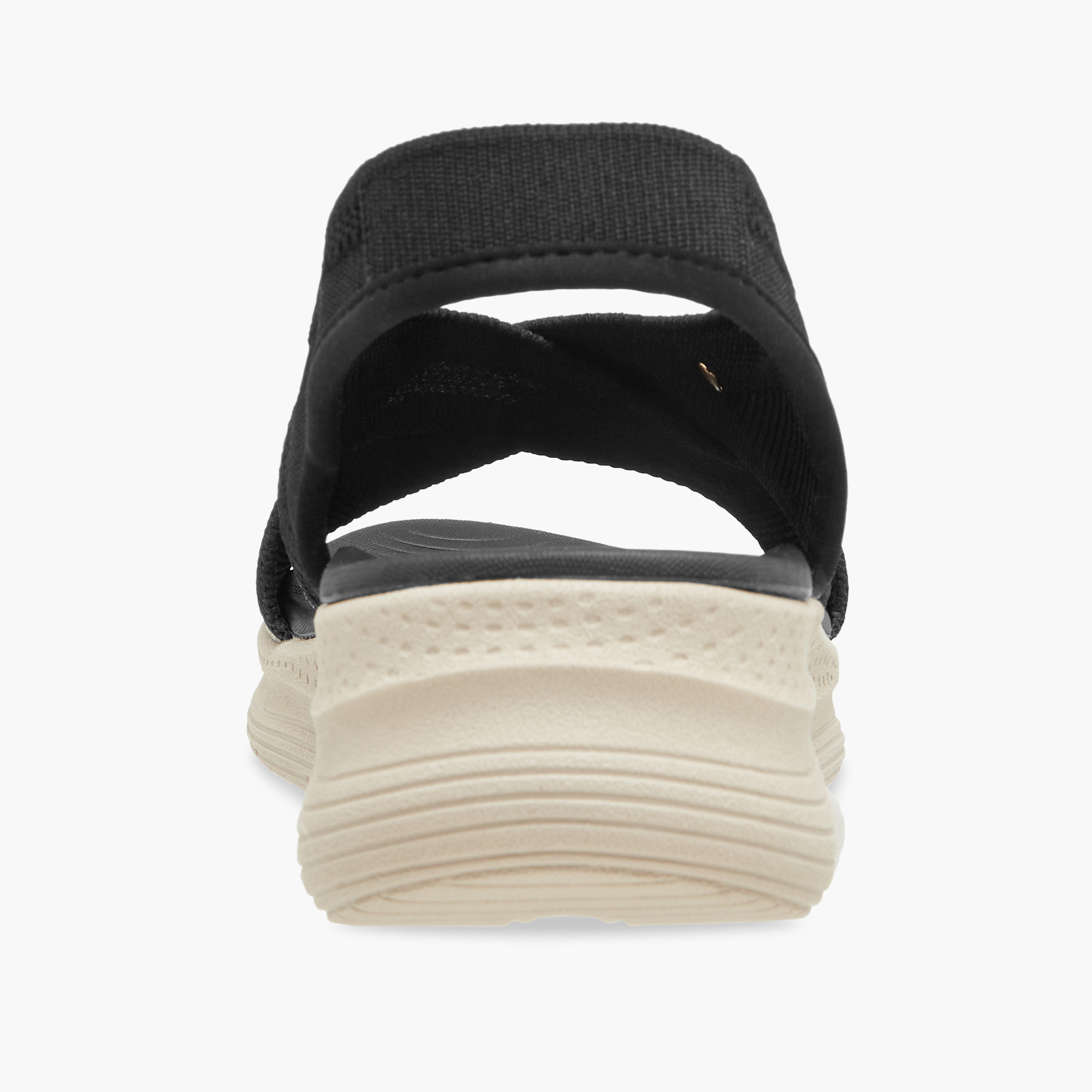 Le Confort Flyknit Textured Cross Strap Comfort Sandals with Backstrap-women-shoes-flats-sandals-image-5