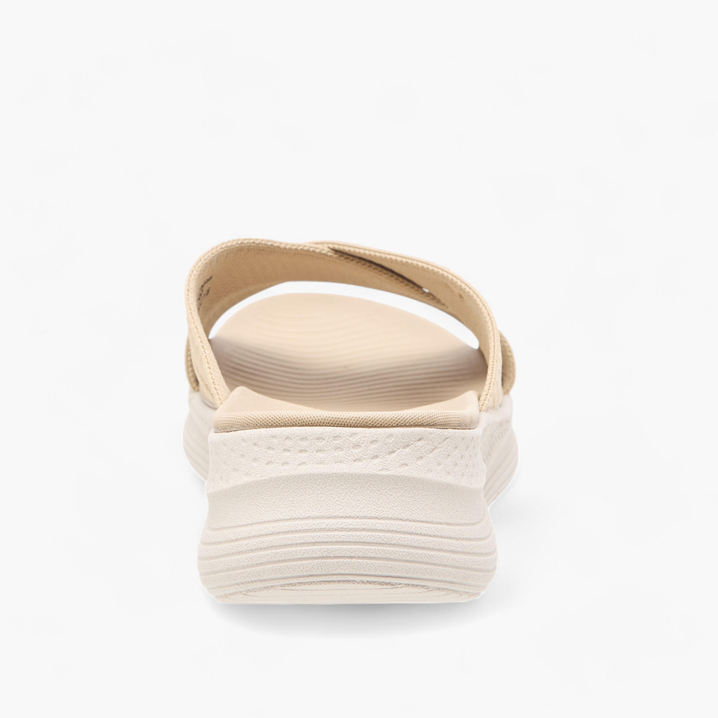 صندل محبوك مريح بارز الملمس سهل الارتداء بحزام متقاطع من لو كونفورت-women-shoes-sandals-heeled-image-4