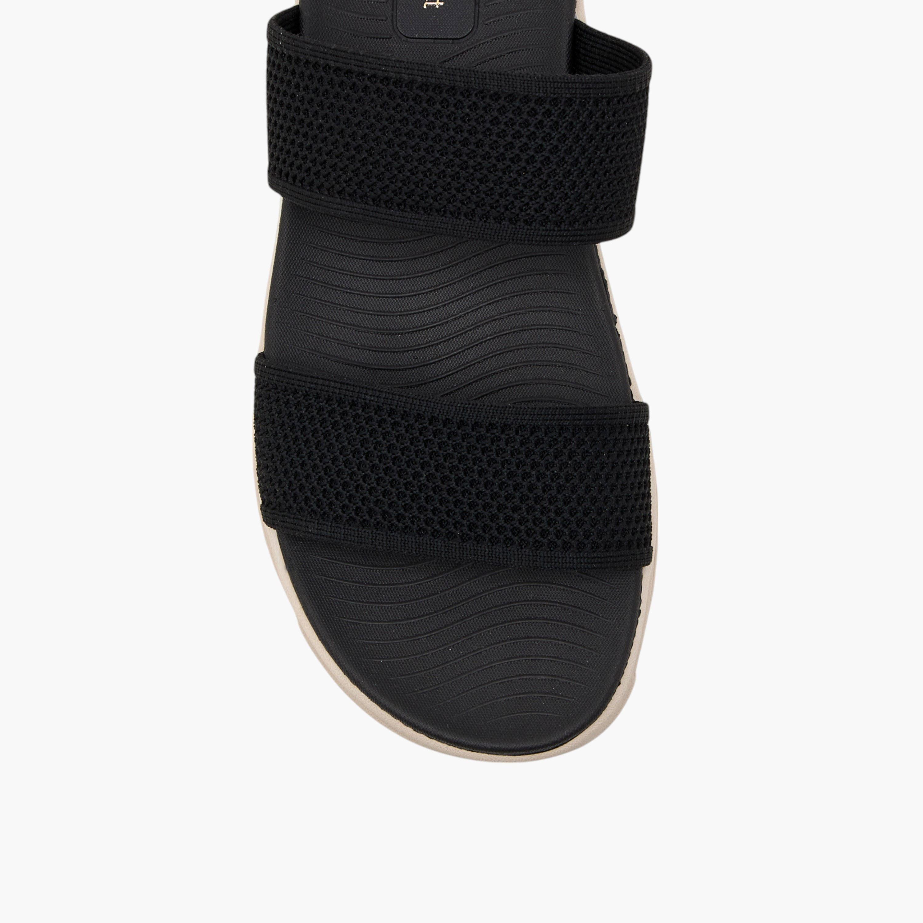 Le Confort Textured Slip-On Comfort Sandals with Platform Heels-women-shoes-sandals-heeled-image-4