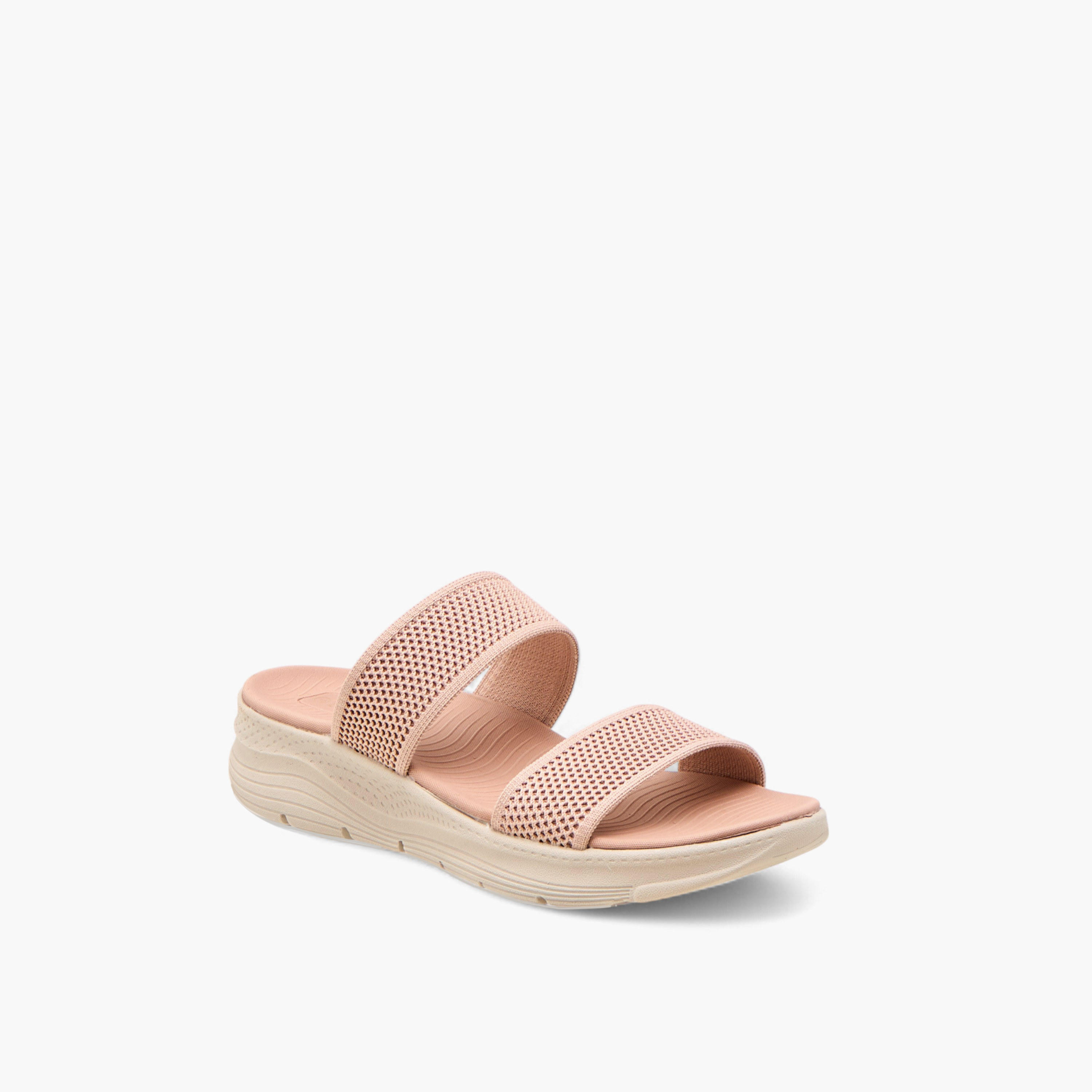 Le Confort Textured Slip-On Comfort Sandals with Platform Heels-women-shoes-sandals-heeled-image-2