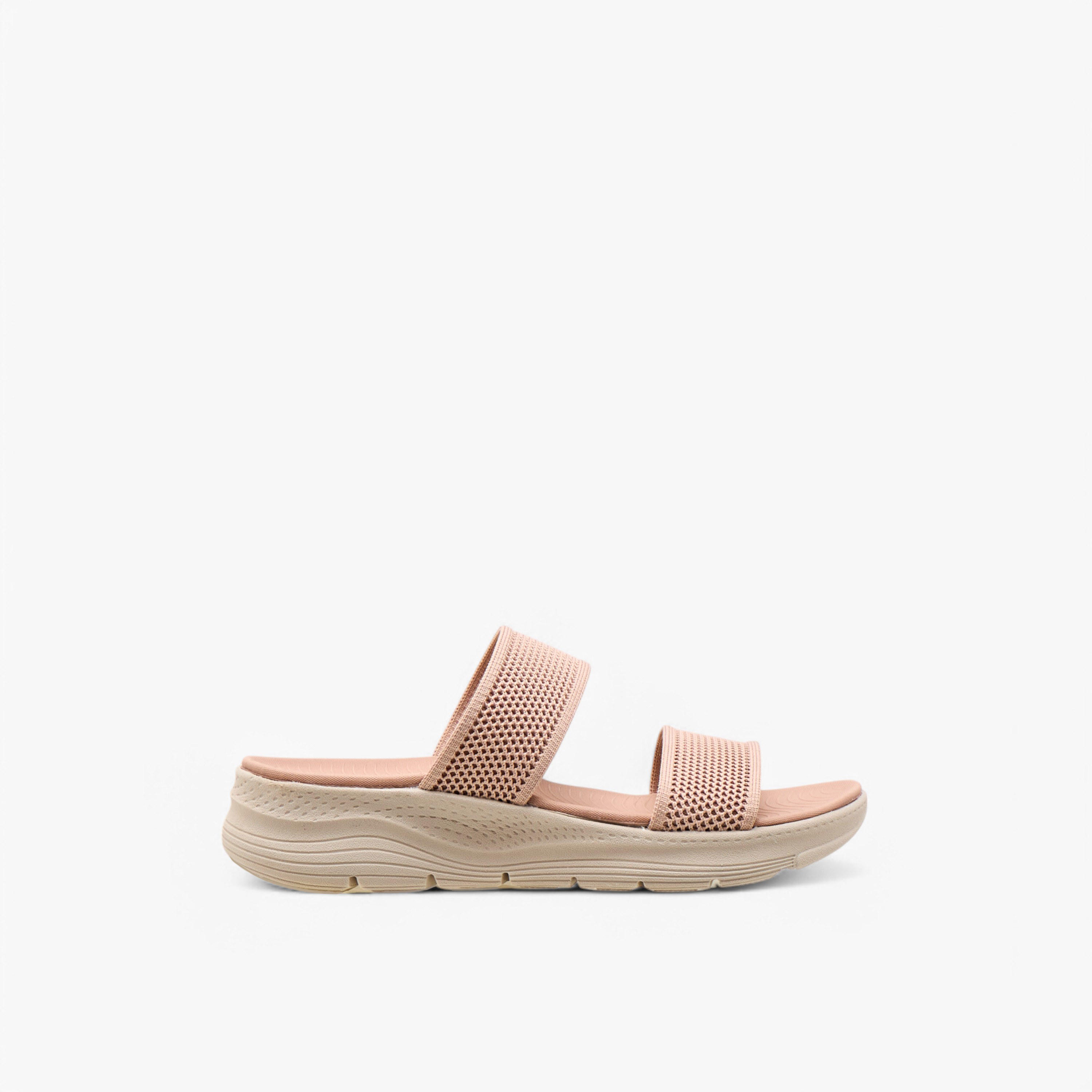 Le Confort Textured Slip-On Comfort Sandals with Platform Heels-women-shoes-sandals-heeled-image-3