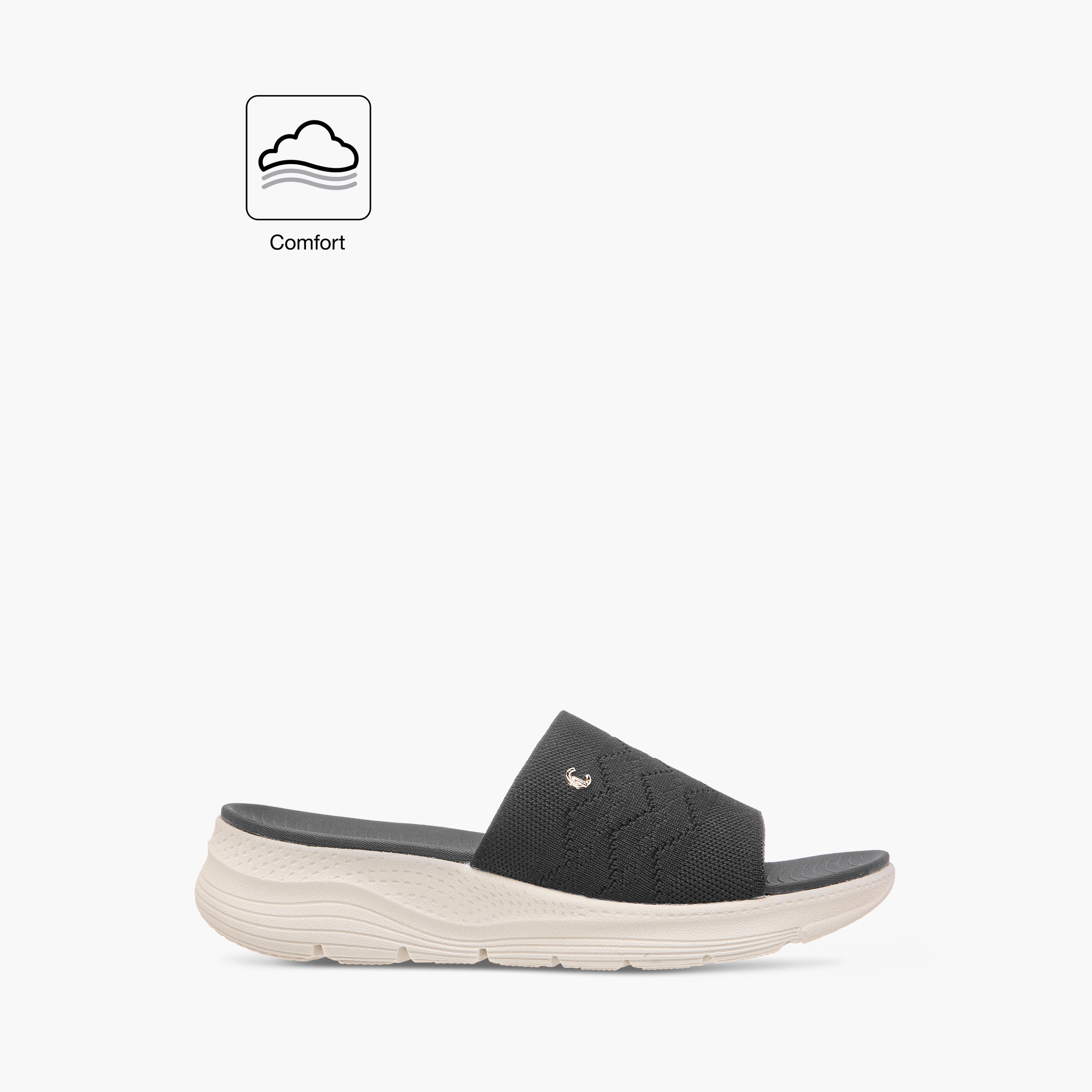 Le Confort Textured Slip-On Comfort Sandals-women-shoes-flats-sandals-image-7