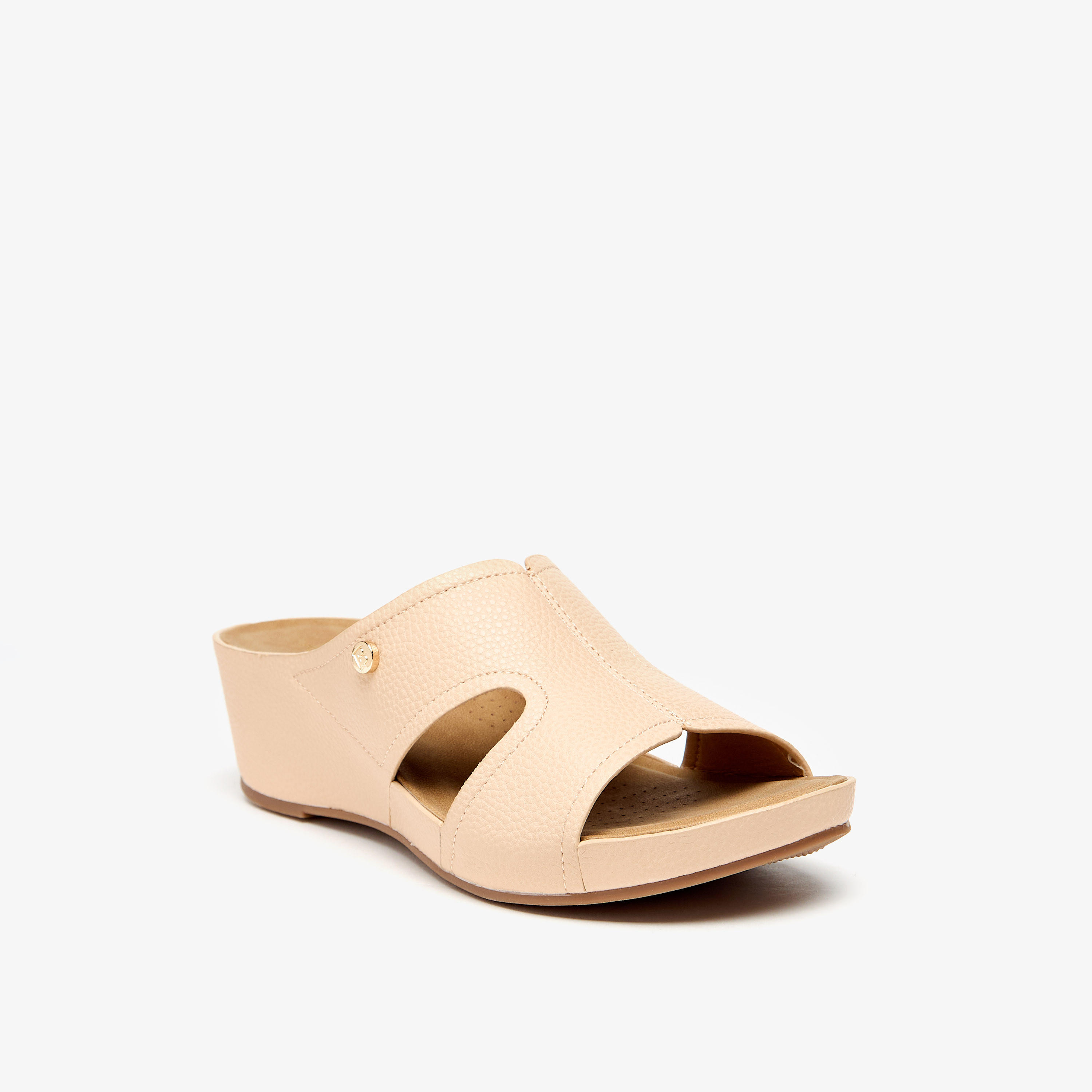 صندل بارز الملمس سهل الارتداء بكعب بلاتفورم من فلورا بيلا-women-shoes-sandals-heeled-image-1