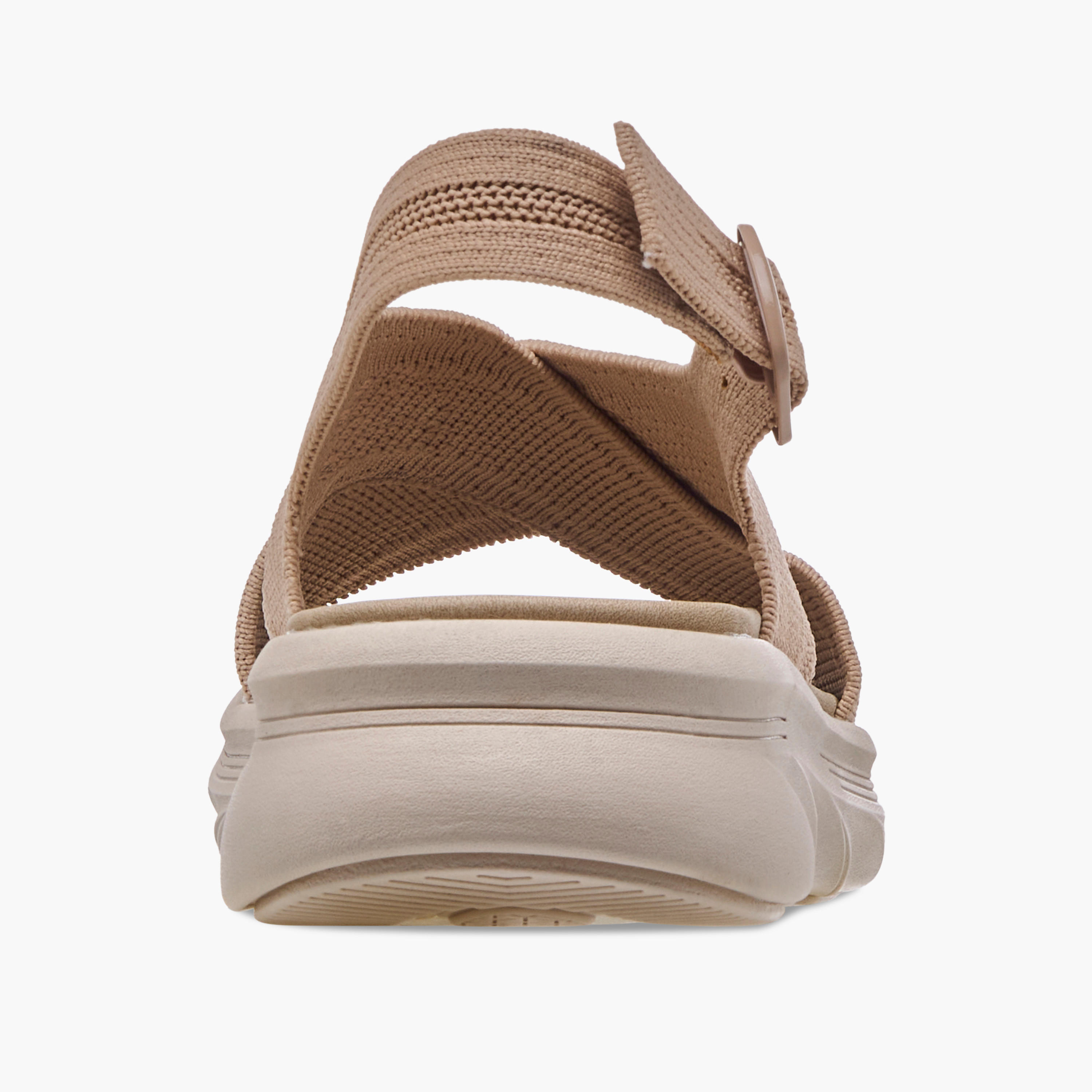 Flora Bella Textured Cross Strap Sandals with Buckle Closure-women-shoes-flats-sandals-image-5