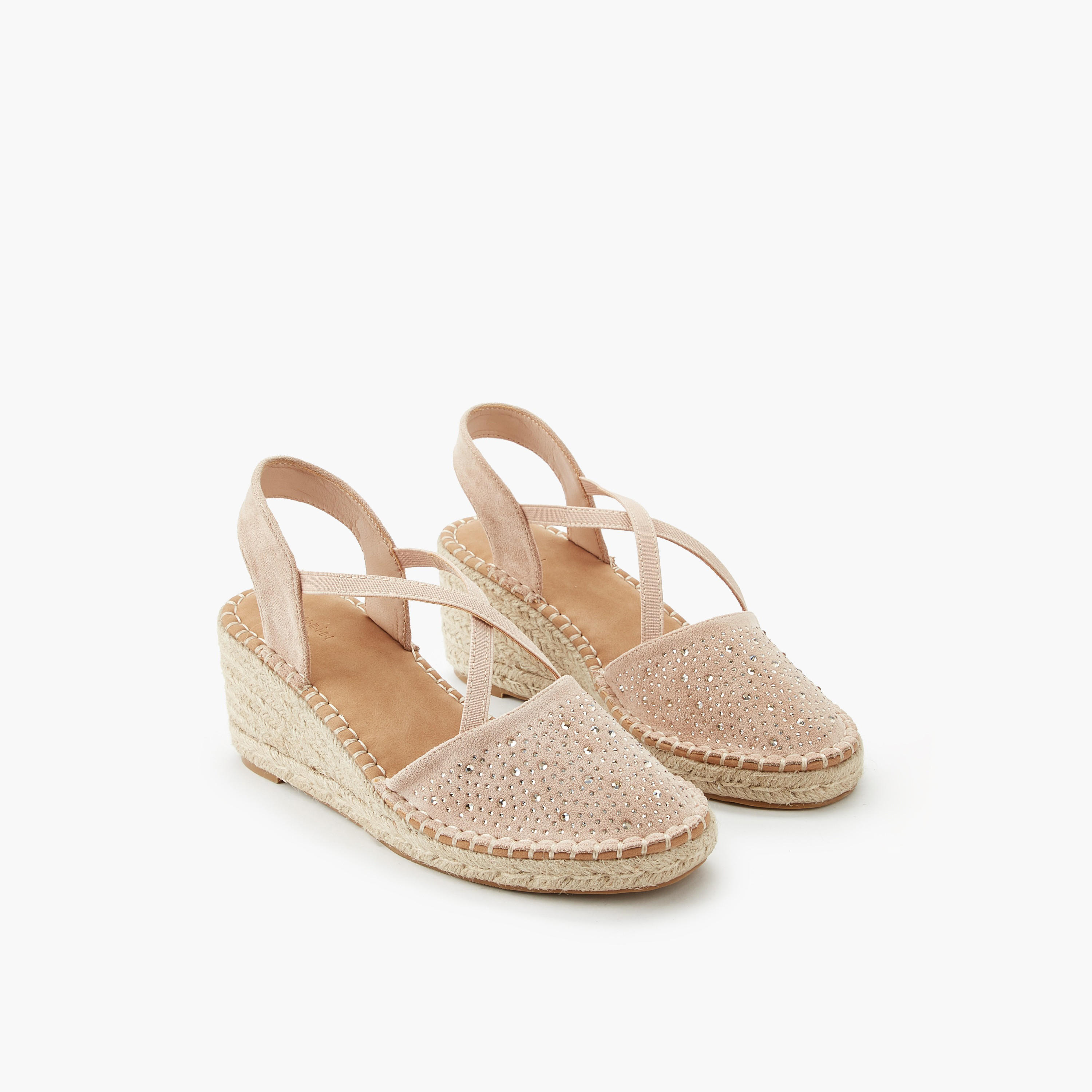Peppermint Women Wedge Heel Espadrille Sandals-women-shoes-sandals-heeled-image-1