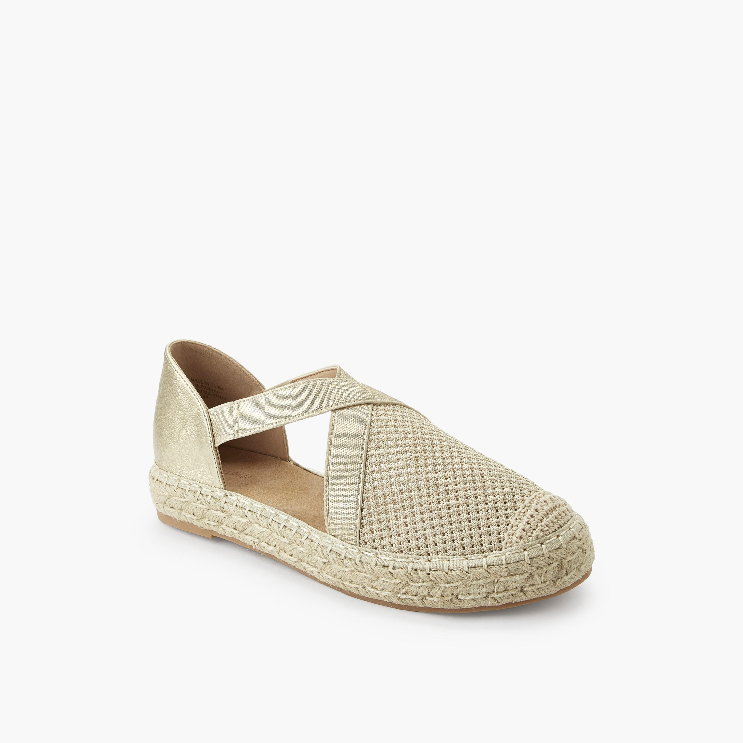 Peppermint Women Textured Espadrille Shoes-women-shoes-flats-espadrilles-image-2