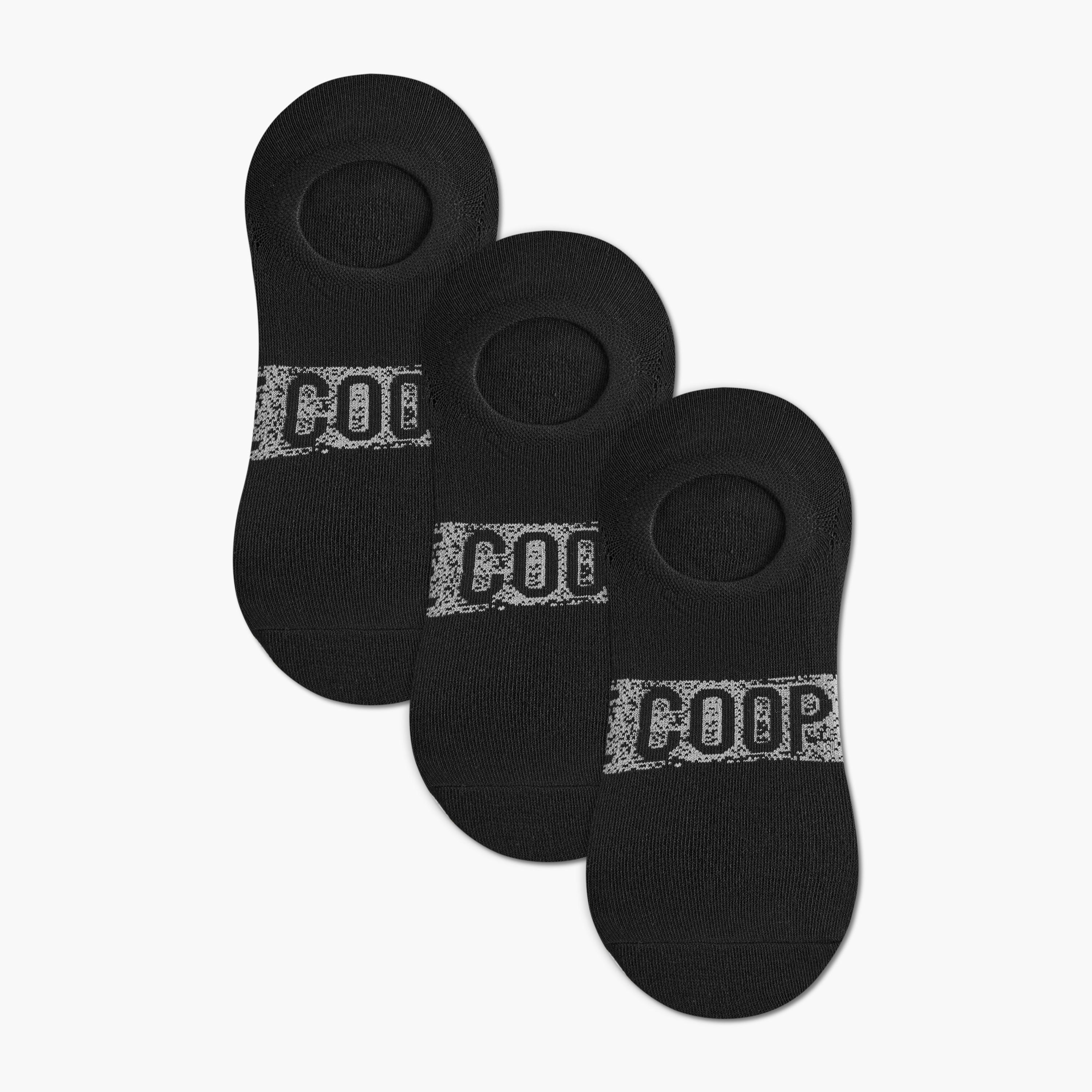 Lee Cooper Men Printed No Show Sneaker Socks - Set of 3-men-socks-image-1