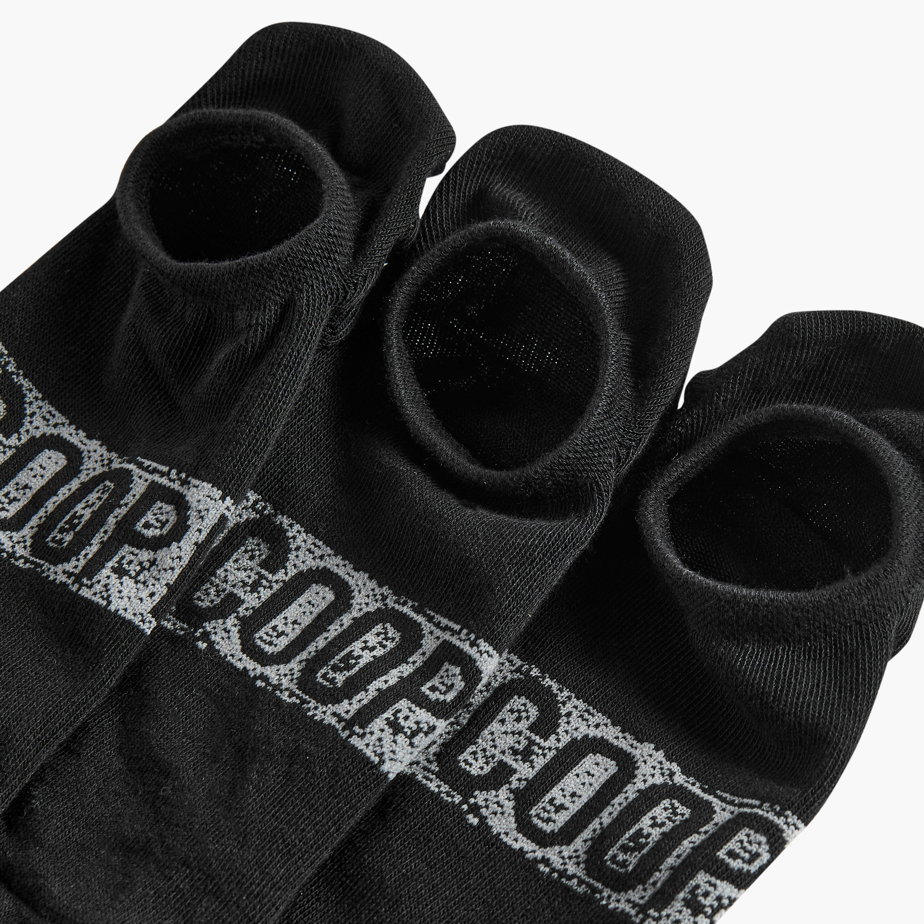 Lee Cooper Men Printed No Show Sneaker Socks - Set of 3-men-socks-image-4