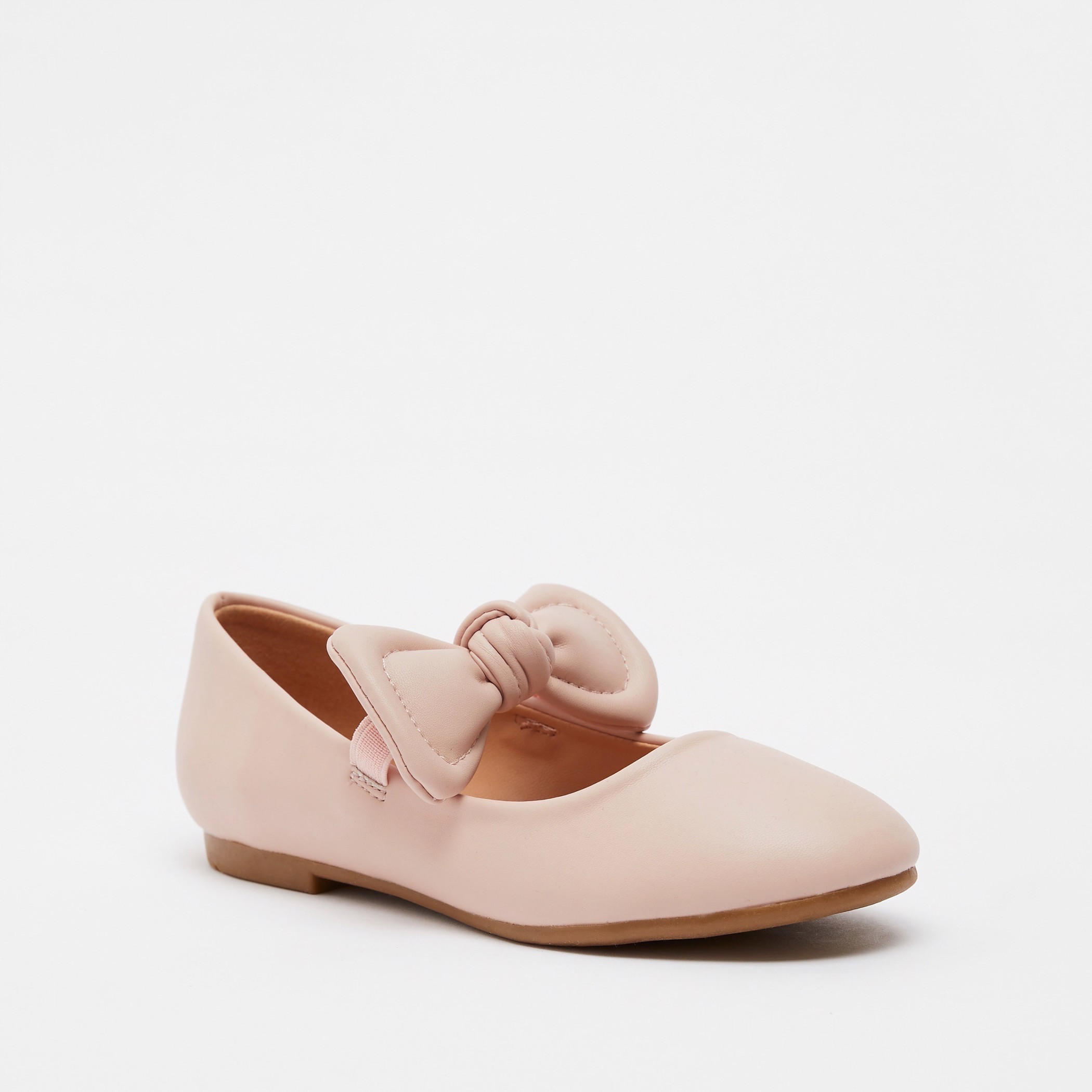 حذاء ماري جين مزيّن بفيونكة وبحزام مطاطي-girls-shoes-loafers-image-2