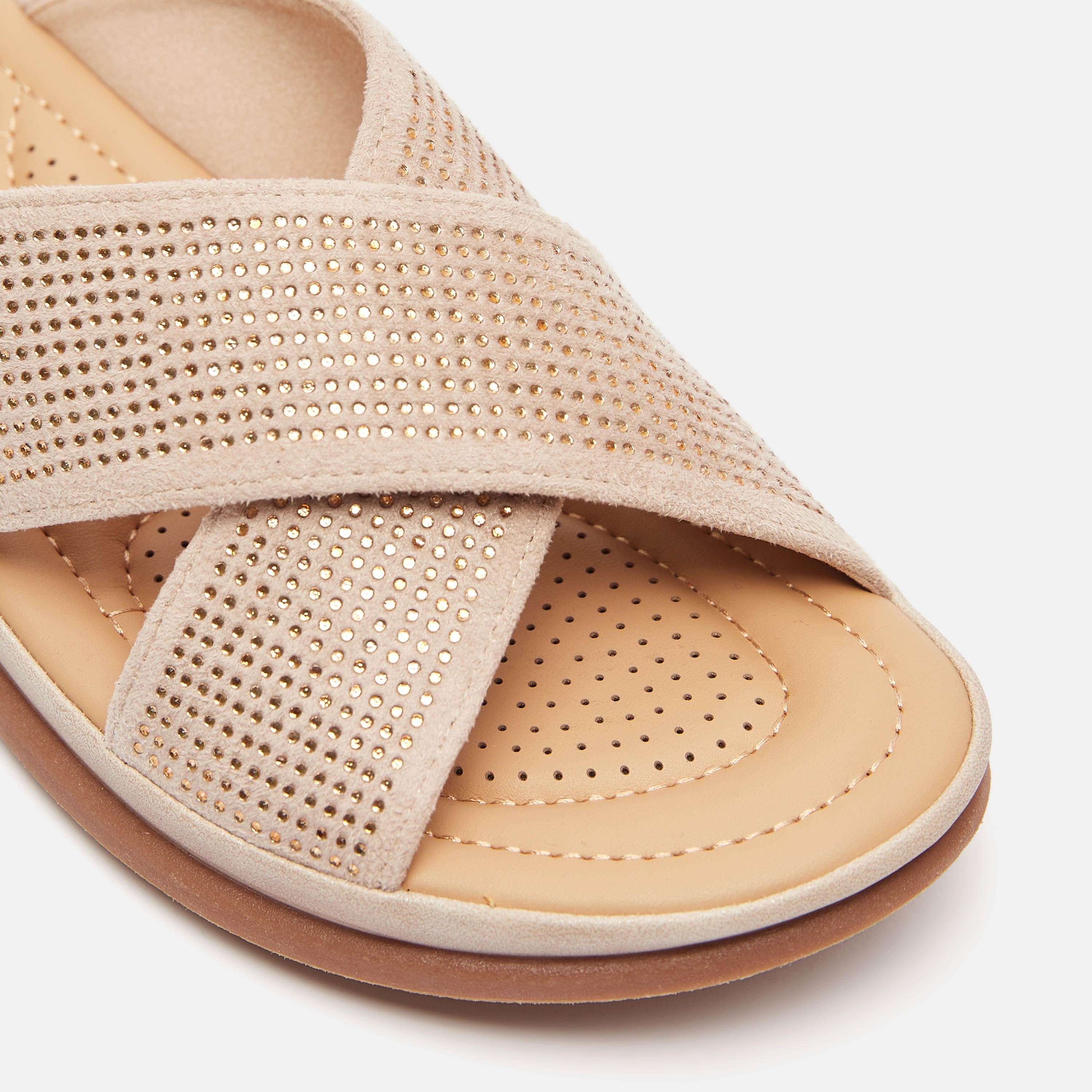 Embellished Criss-Cross Slip-On Slide Sandals-women-shoes-flats-sandals-image-3