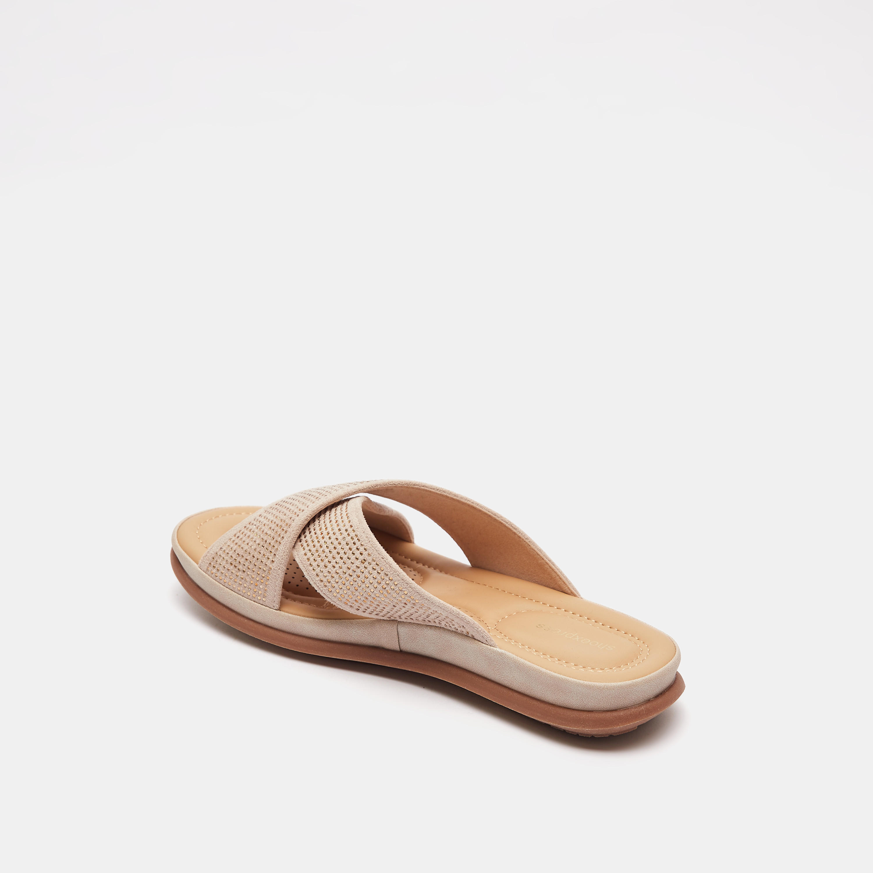 Embellished Criss-Cross Slip-On Slide Sandals-women-shoes-flats-sandals-image-4
