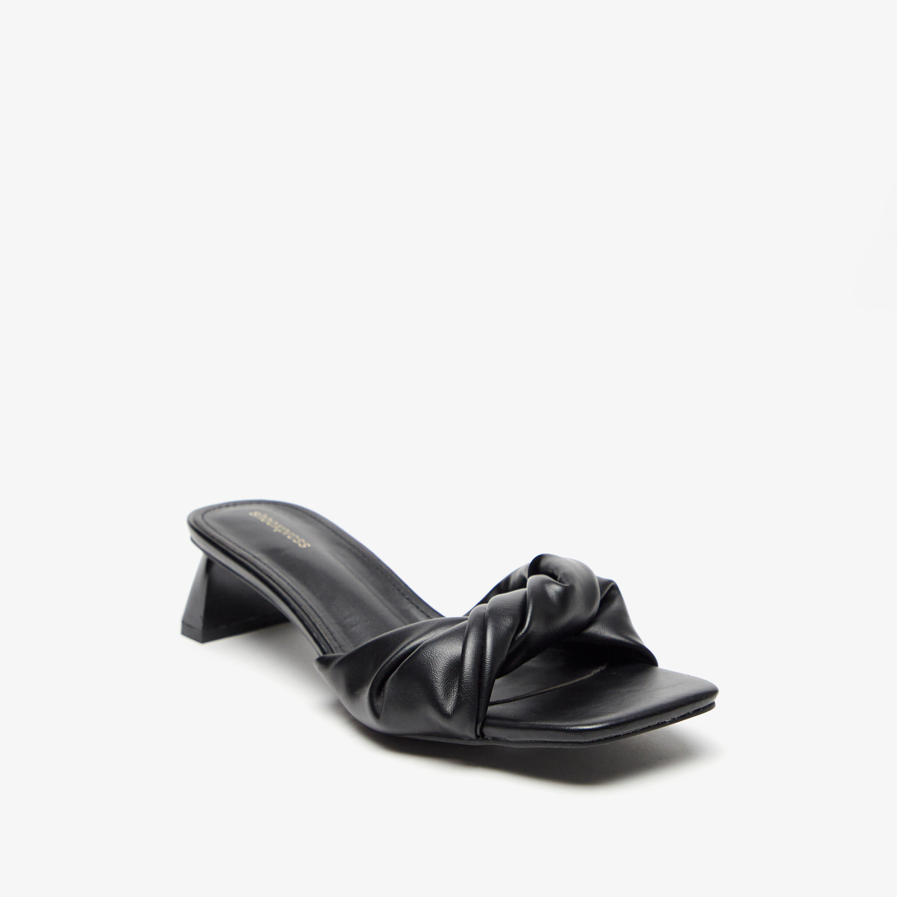 صندل سهل الارتداء بعقدة وكعب سميك-women-shoes-heels-image-6