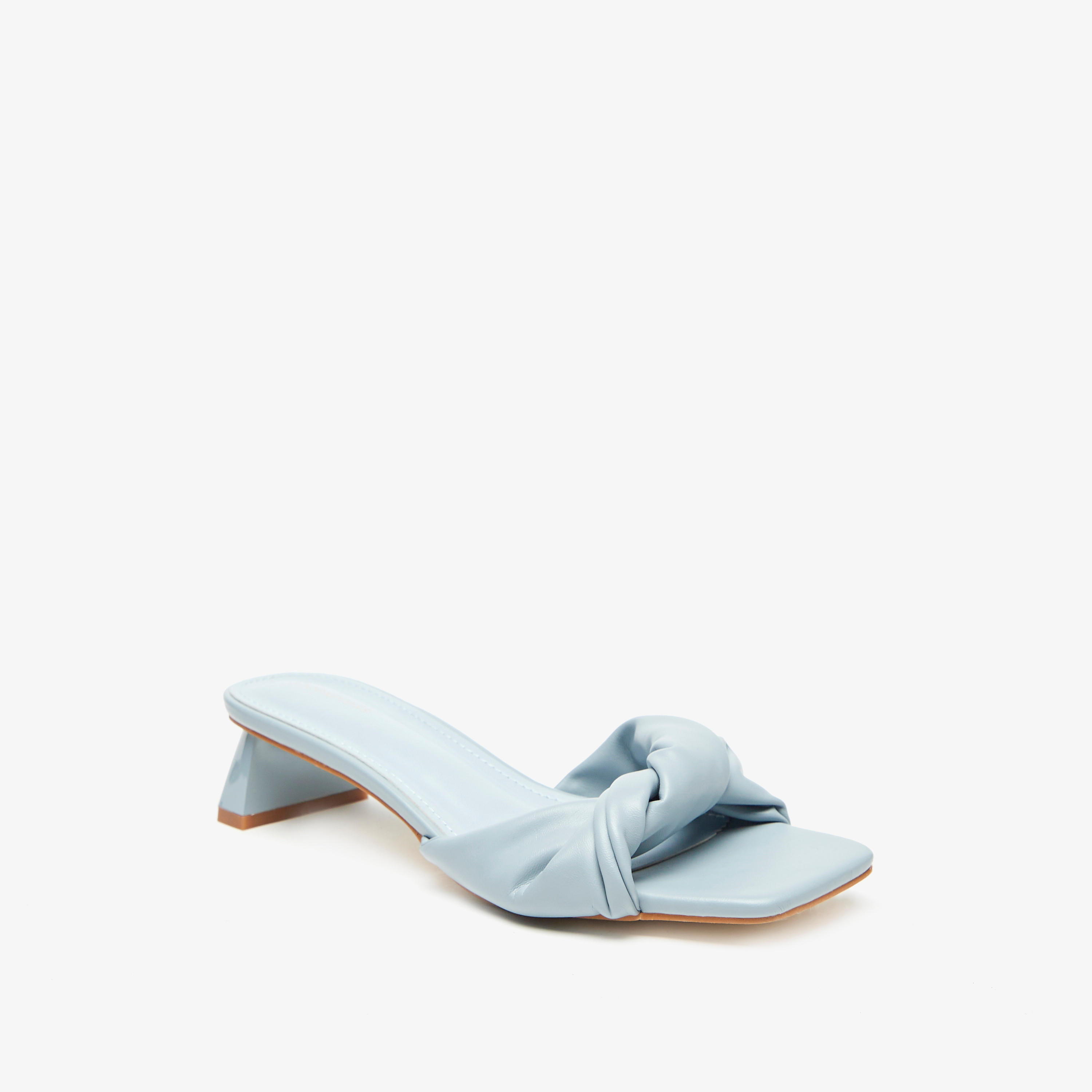 صندل سهل الارتداء بعقدة وكعب سميك-women-shoes-heels-image-16