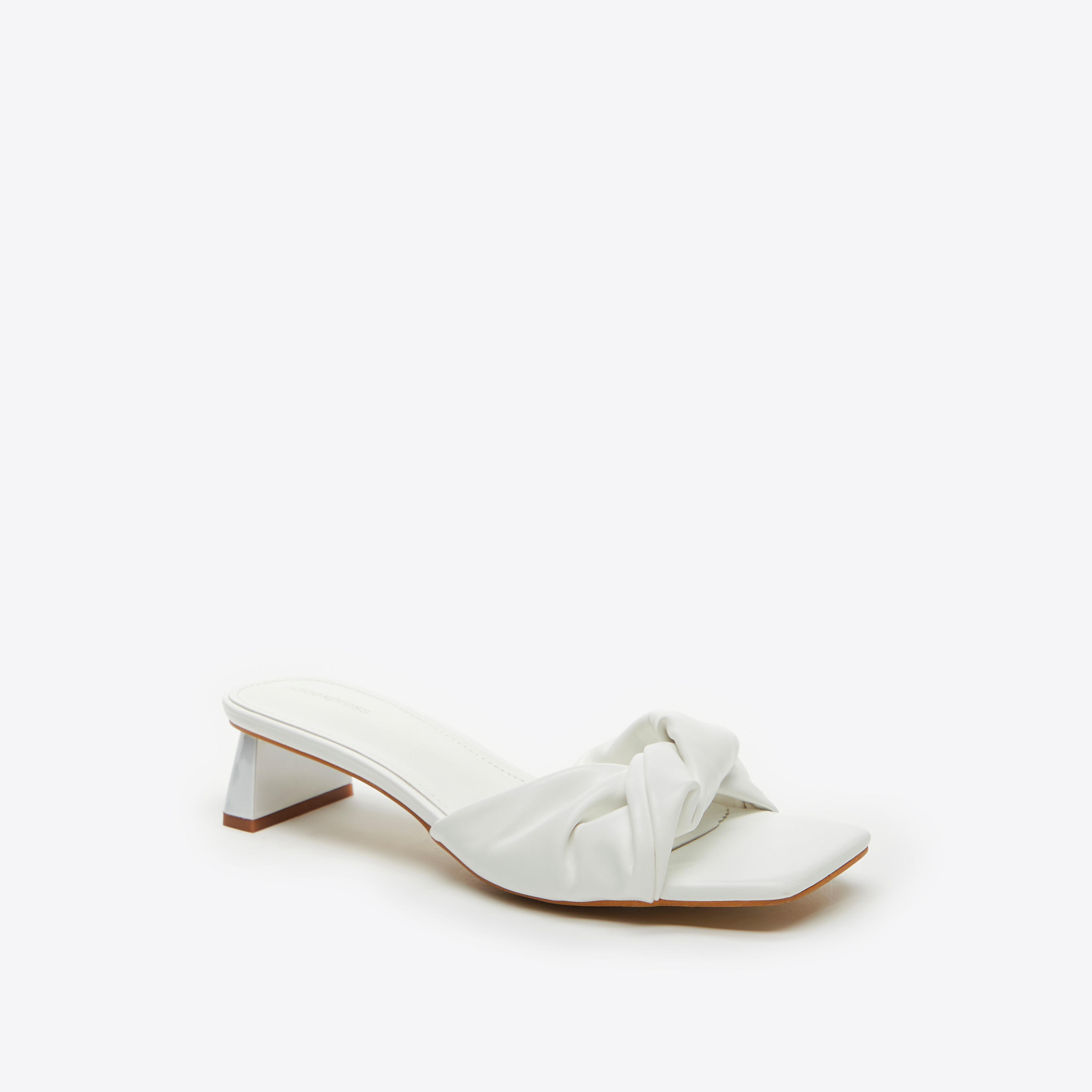 صندل سهل الارتداء بعقدة وكعب سميك-women-shoes-heels-image-1
