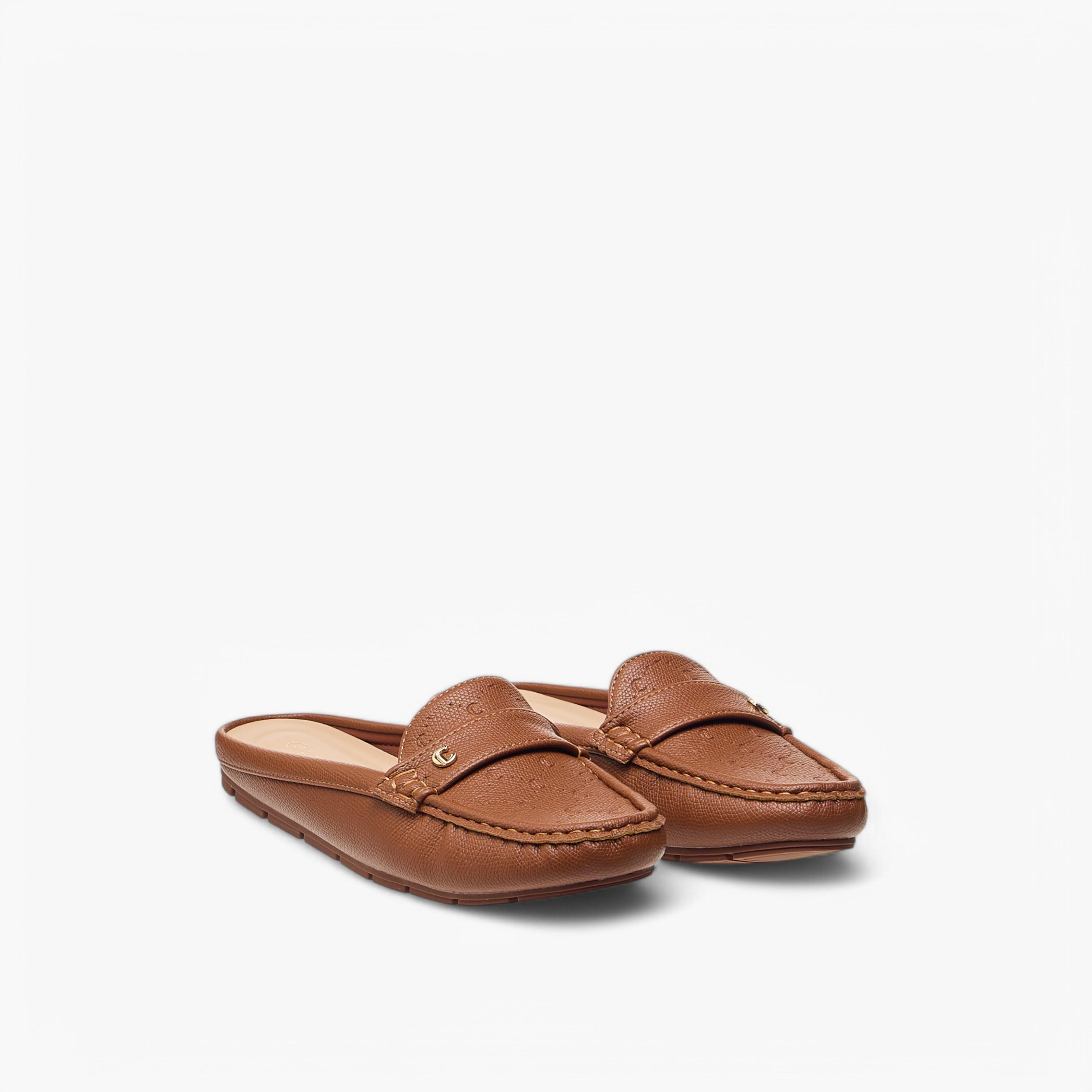 حذاء ميول مريح سهل الارتداء بارز الملمس من لو كونفورت-women-shoes-flats-mules-image-1