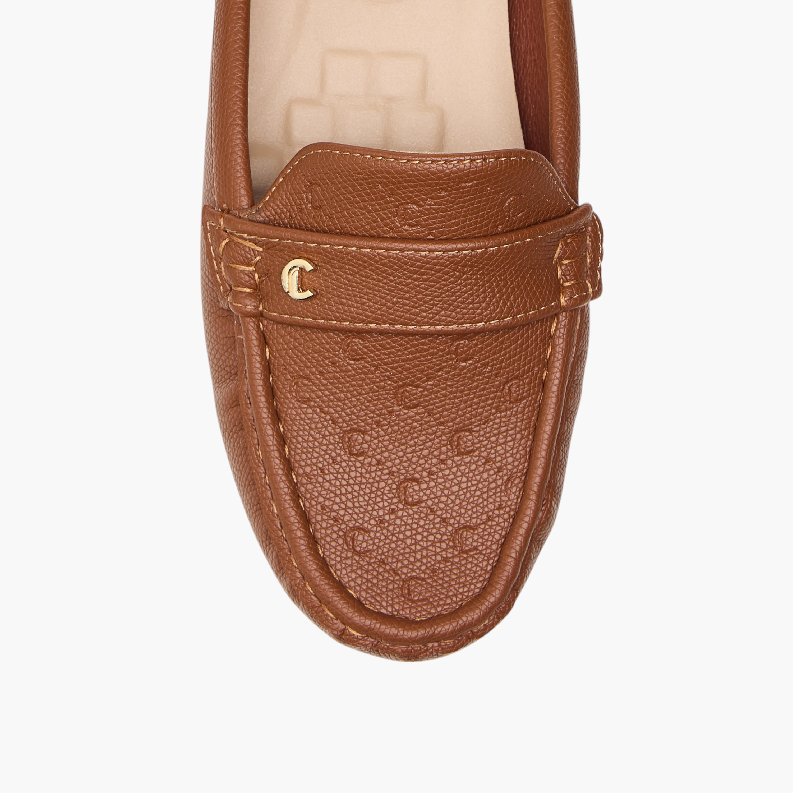 حذاء ميول مريح سهل الارتداء بارز الملمس من لو كونفورت-women-shoes-flats-mules-image-4