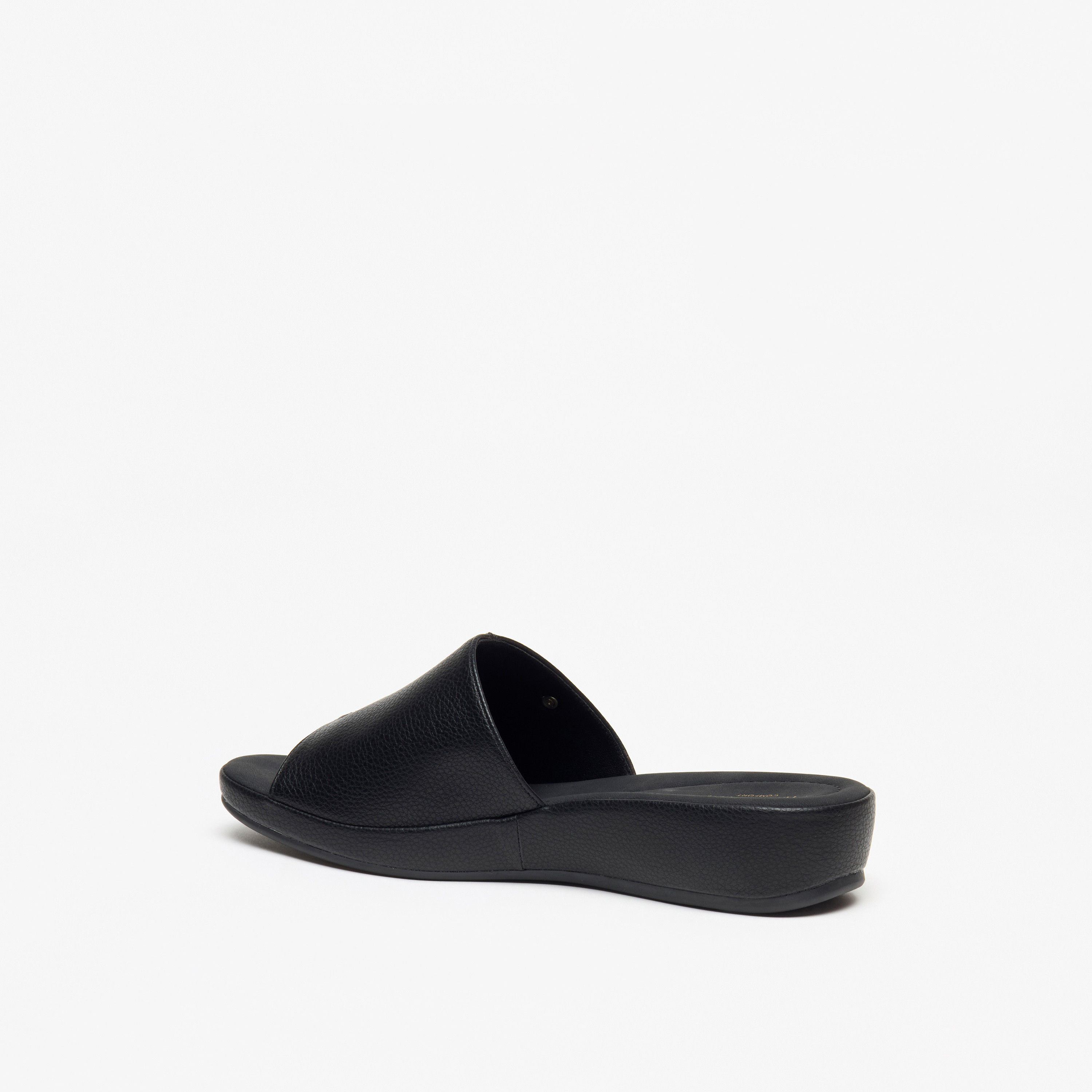 Flora Bella Textured Open Toe Slip-On Sandals with Metallic Trim-women-shoes-flats-sandals-image-7