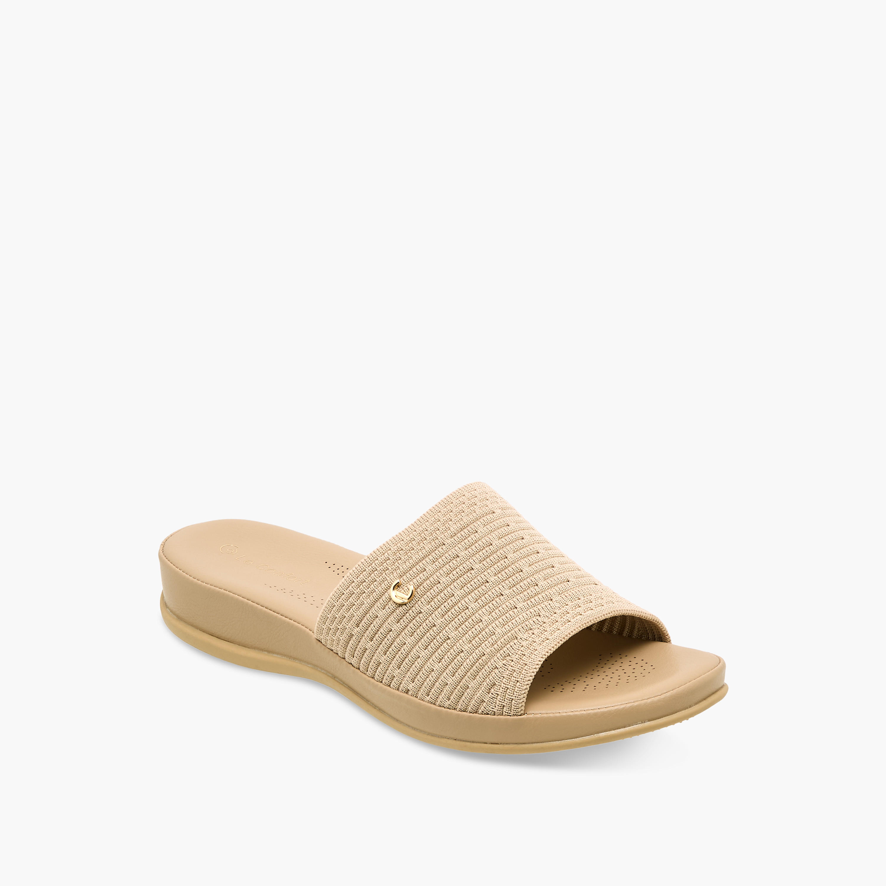 Le Confort Women Flyknit Textured Sandals-women-shoes-flats-sandals-image-3