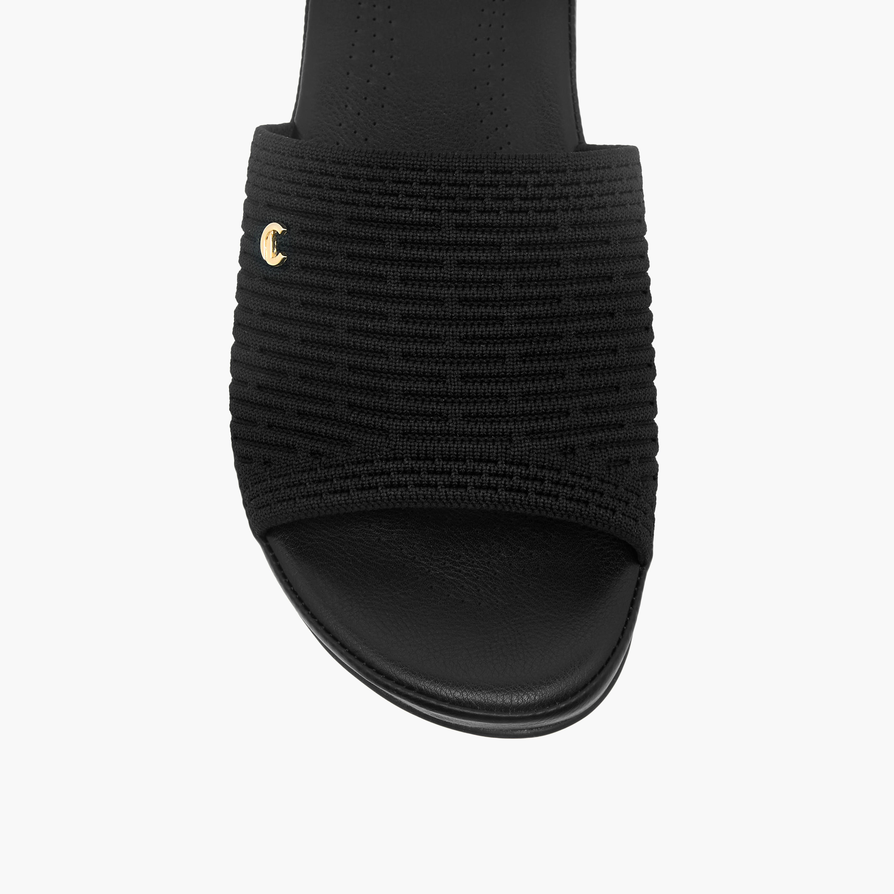 Le Confort Women Flyknit Textured Sandals-women-shoes-flats-sandals-image-5