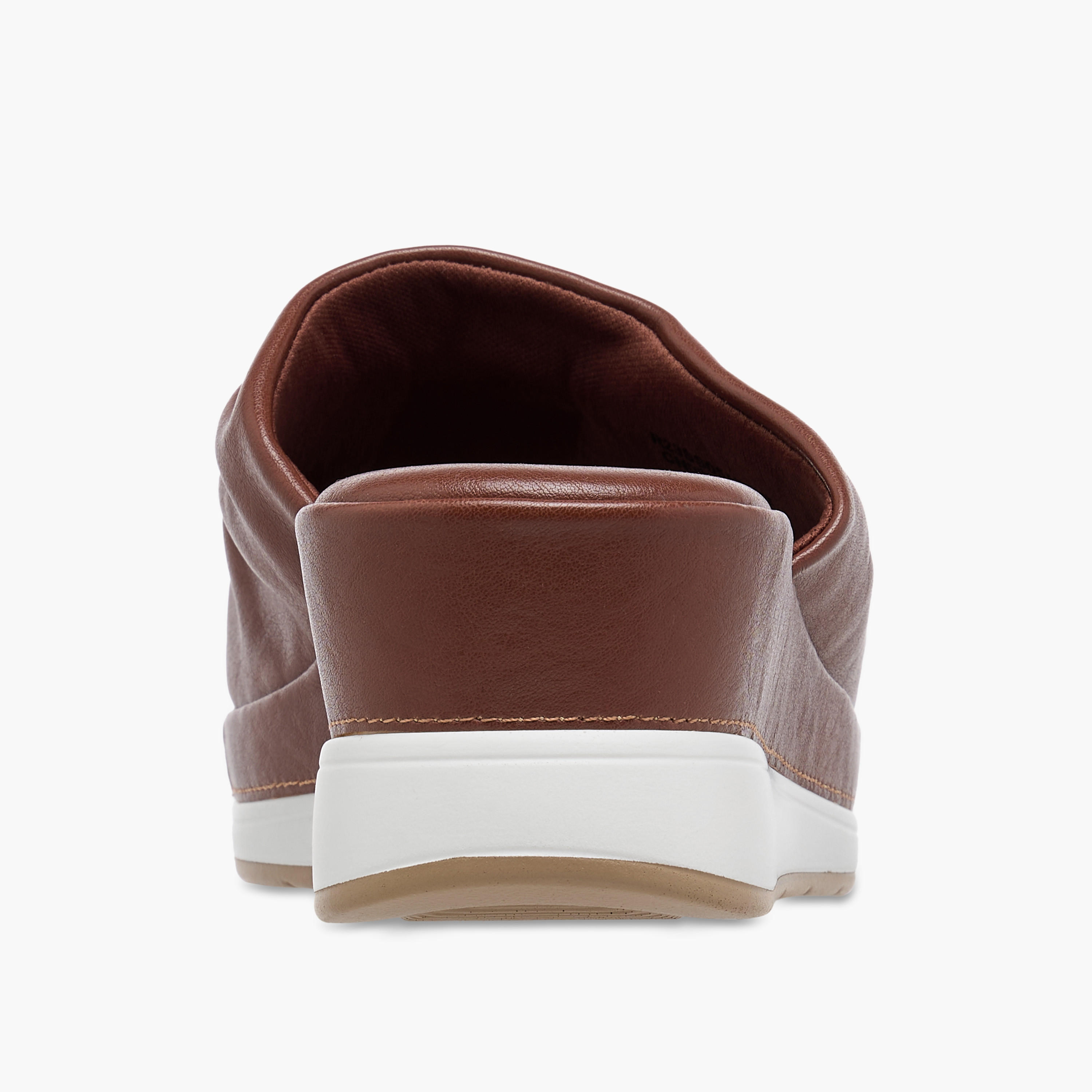 Le Confort Wrinkle Detail Slip-On Sandals with Wedge Heels-women-shoes-sandals-heeled-image-5