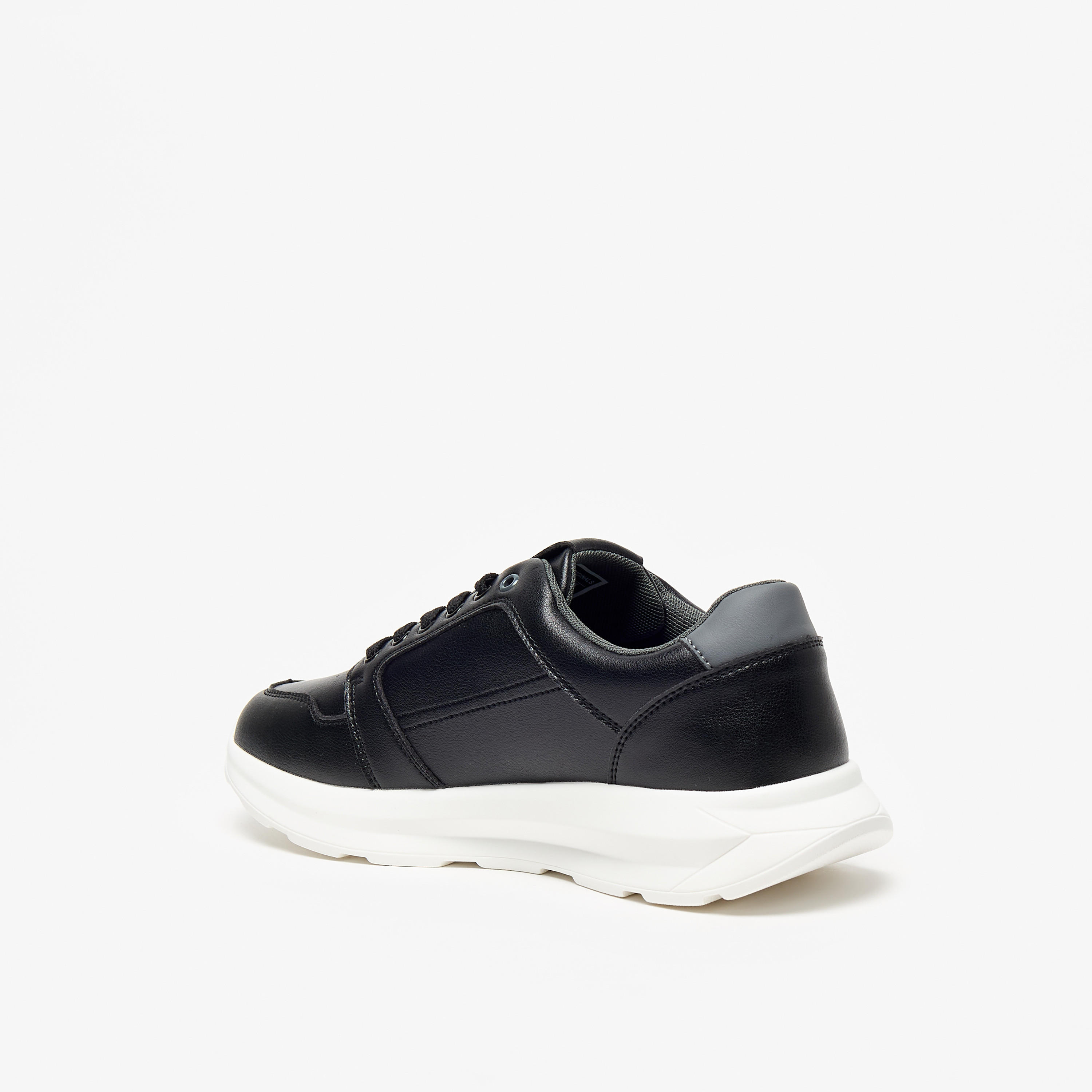 Lee Cooper Men's Lace-Up Low Ankle Sneakers-men-shoes-sneakers-image-2