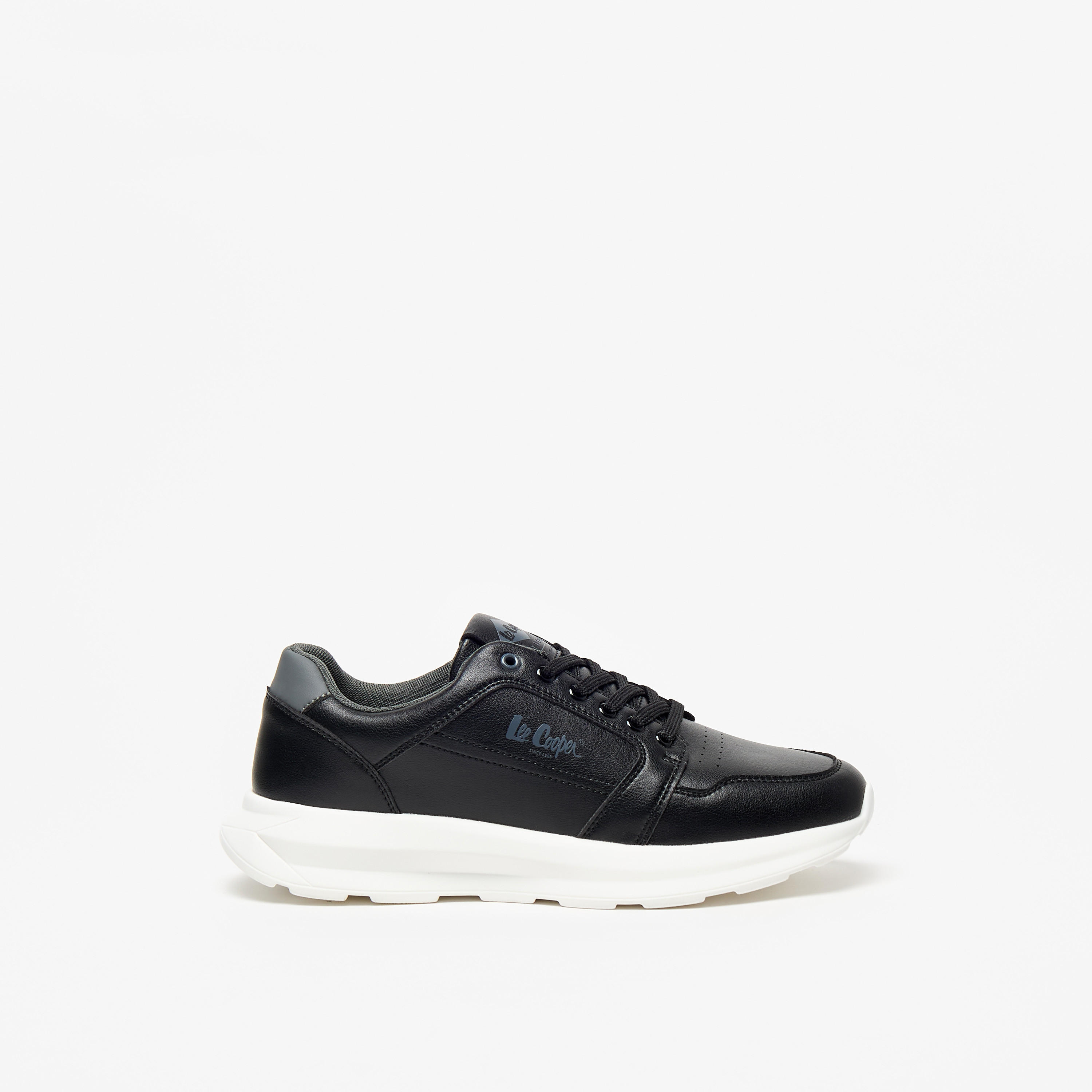 حذاء سنيكرز بكاحل منخفض ورباط إغلاق للرجال من لي كوبر-men-shoes-sneakers-image-3